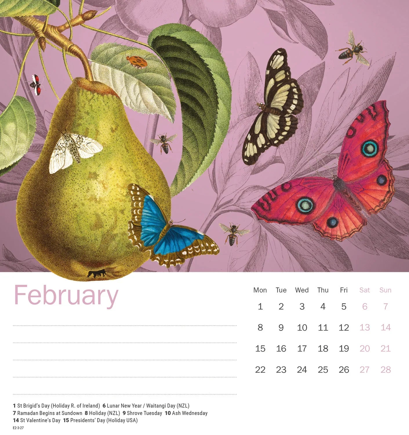 2027 Royal Botanical Gardens Kew - Desk Easel Calendar