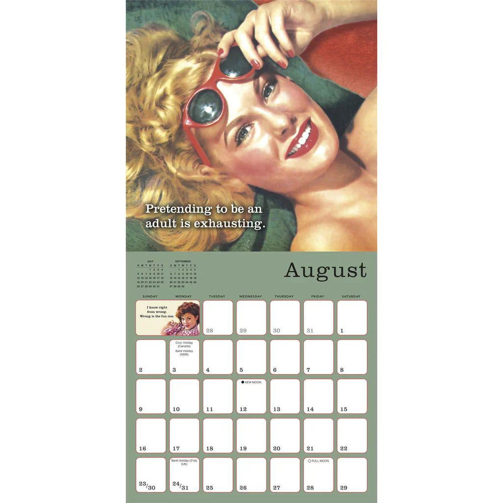2026 The B Word Square Wall Calendar