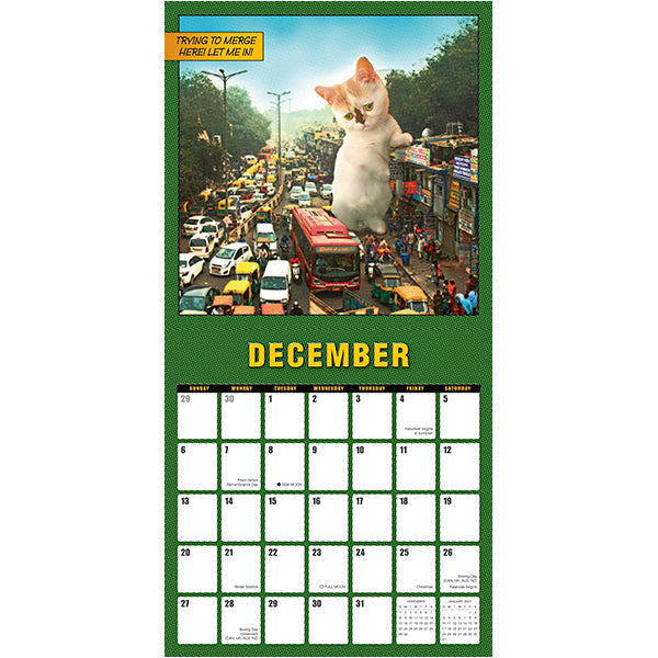 2026 Catzilla - Square Wall Calendar