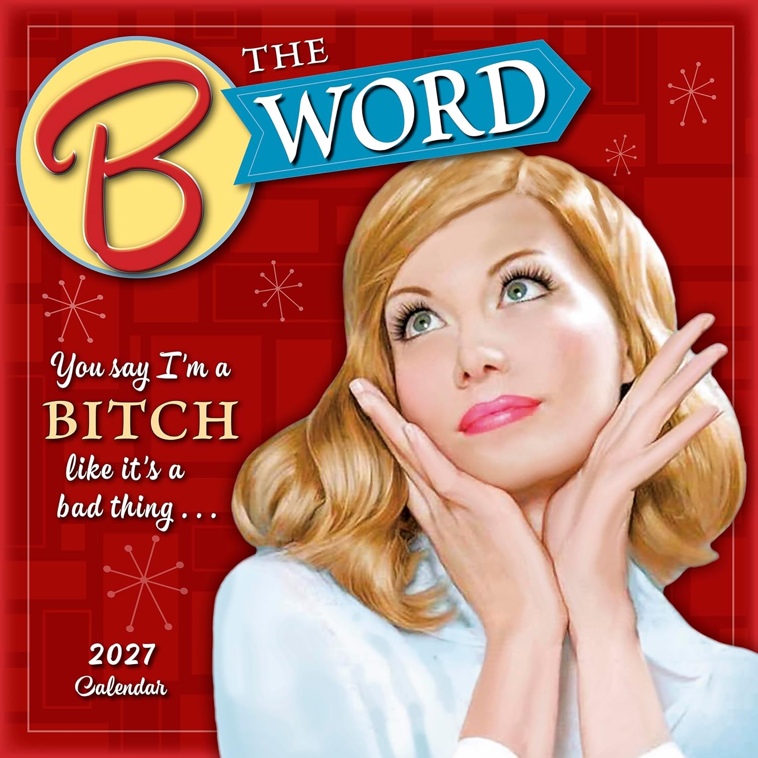 2027 B Word - Square Wall Calendar