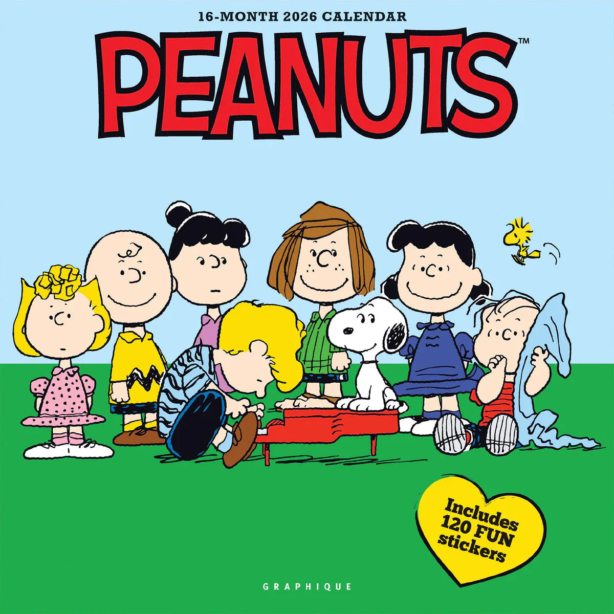 2026 Peanuts - Square Wall Calendar