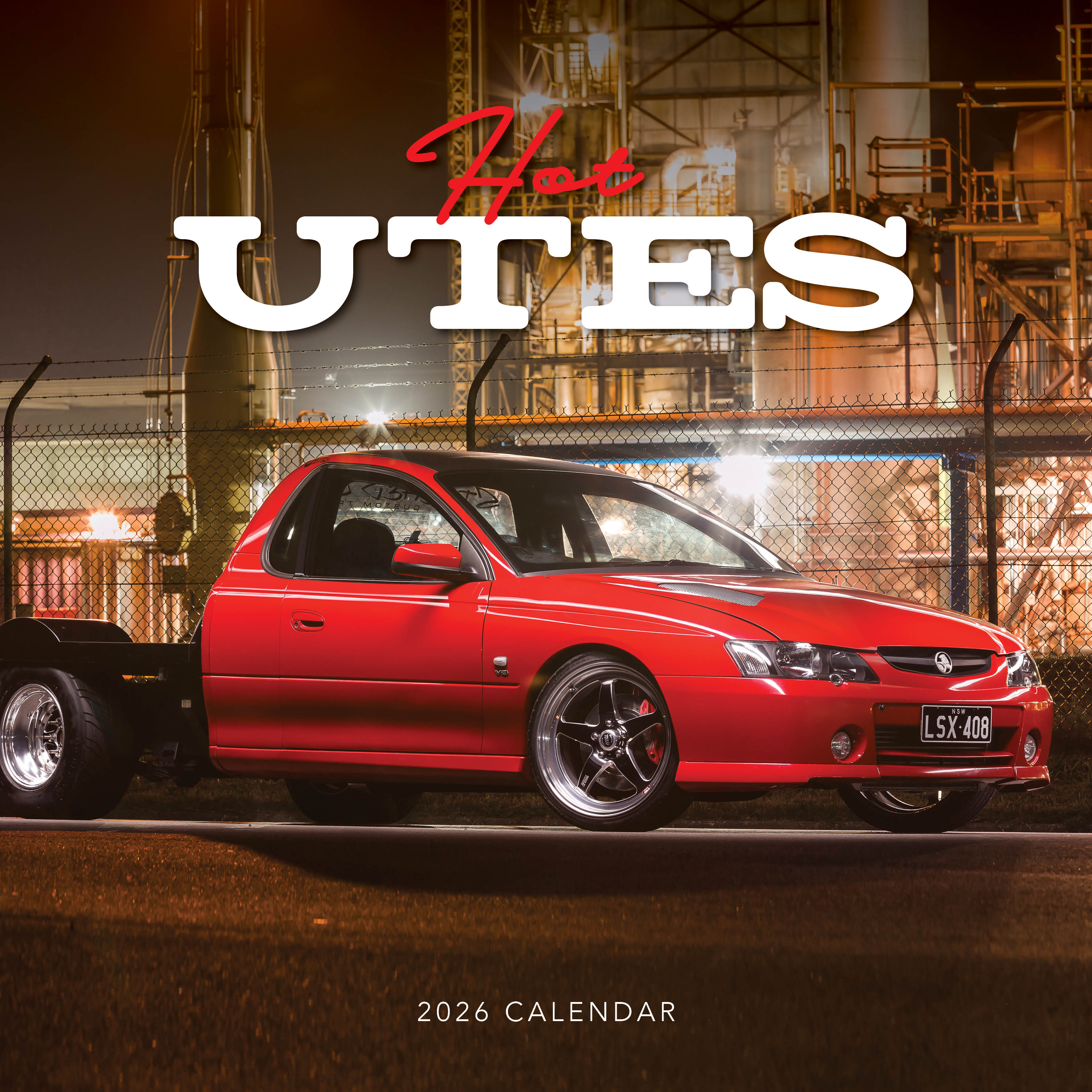 2026 Hot Utes - Square Wall Calendar
