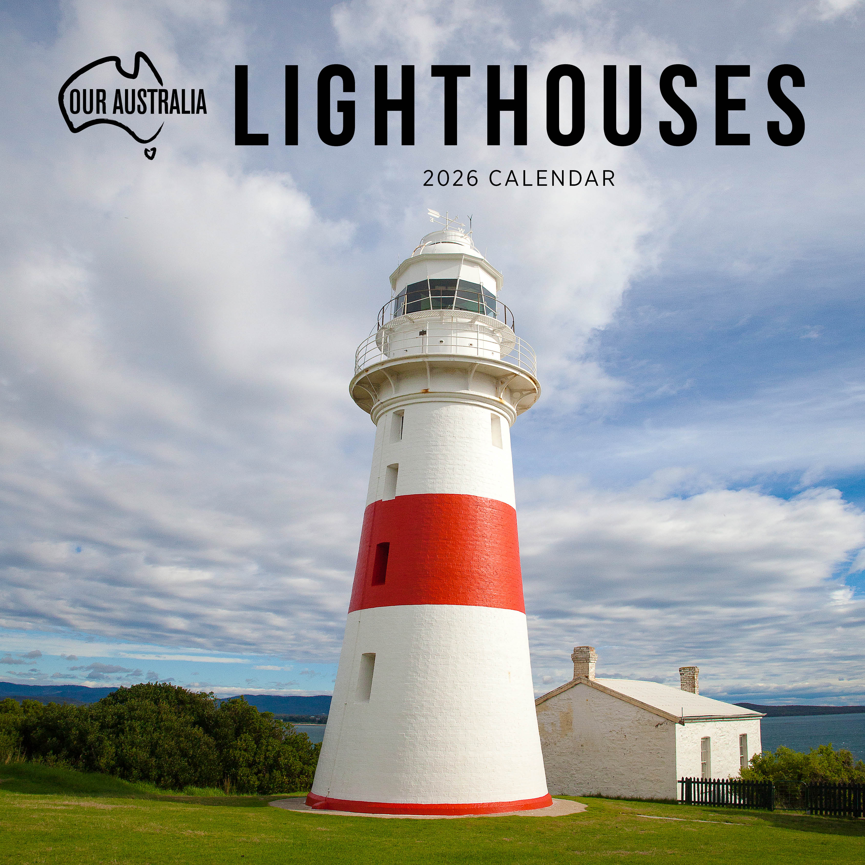 2026 Our Australia Lighthouses - Square Wall Calendar