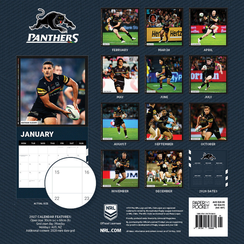 2027 NRL Penrith Panthers calendar – image 4