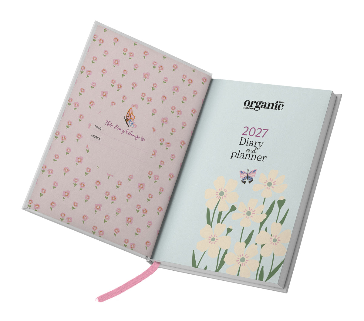2027 ABC Organic Gardener - Weekly Diary/Planner — inside cover
