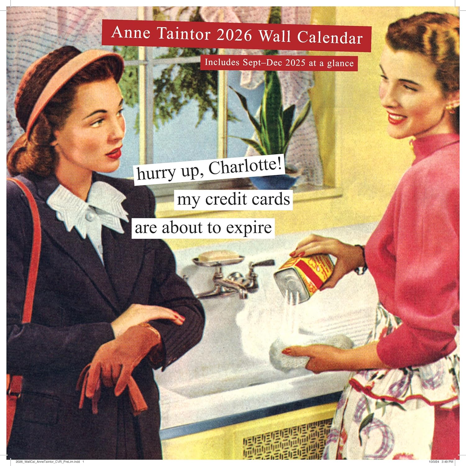 2026 Anne Taintor - Square Wall Calendar