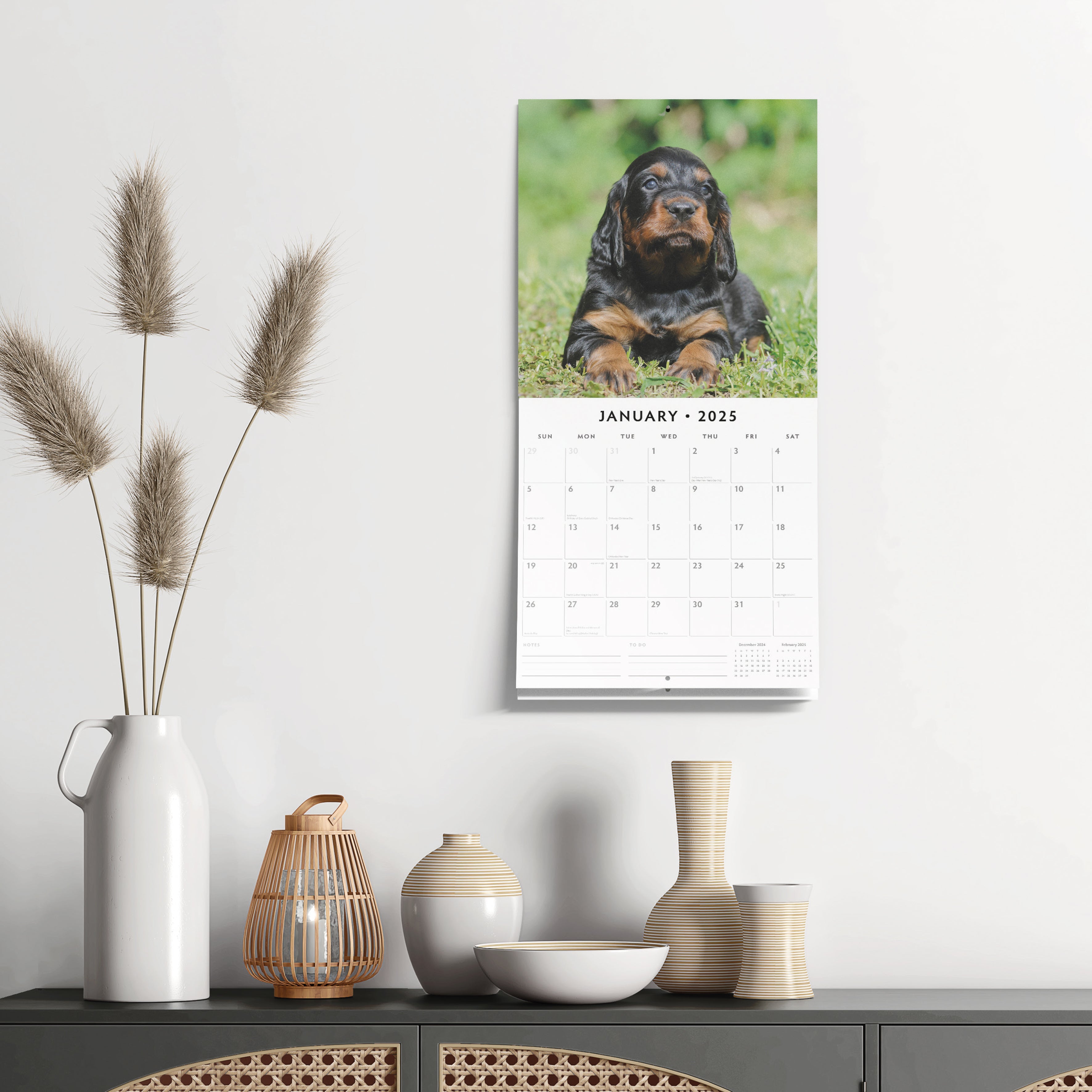 2025 Gordon Setters - Square Wall Calendar