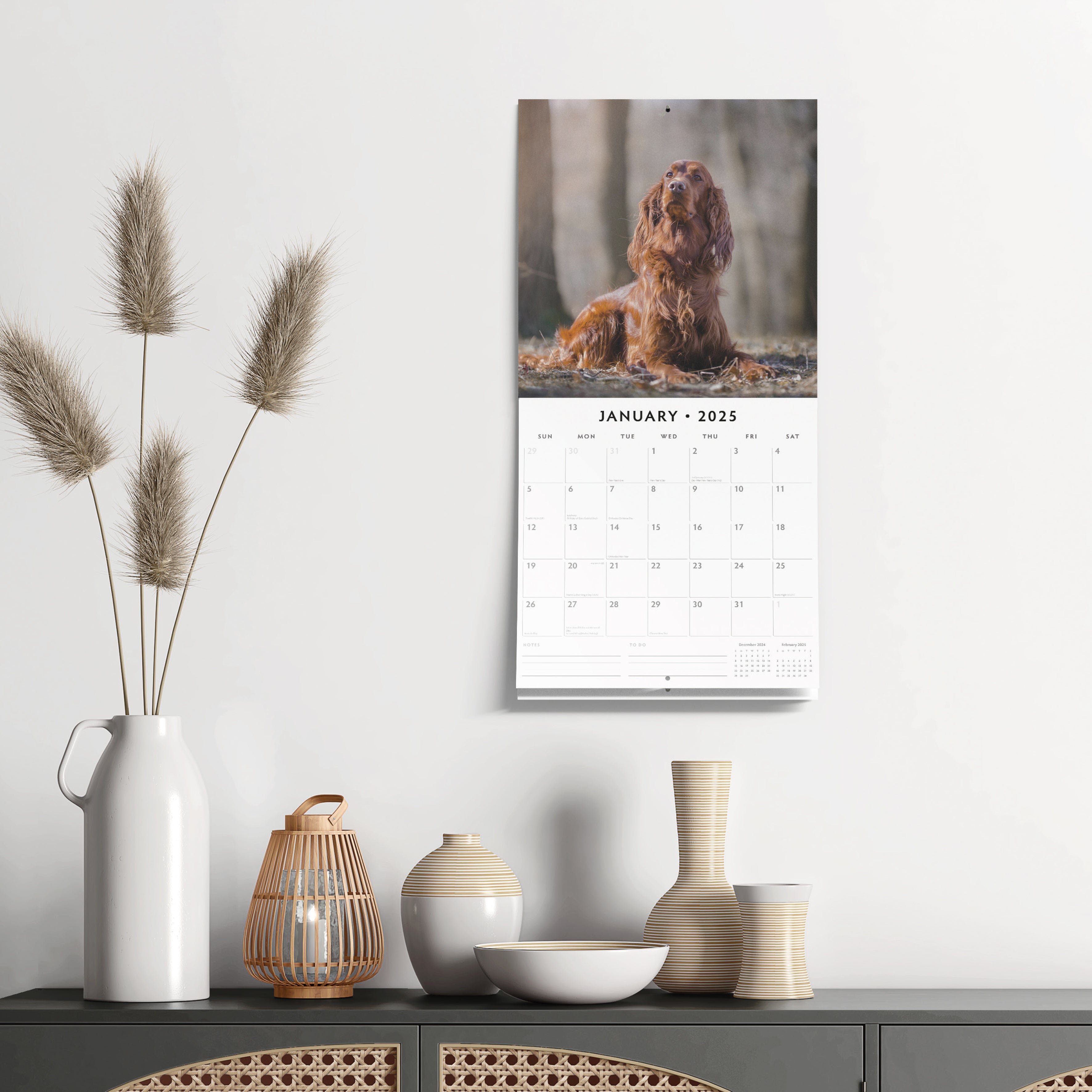 2025 Pointers - Square Wall Calendar