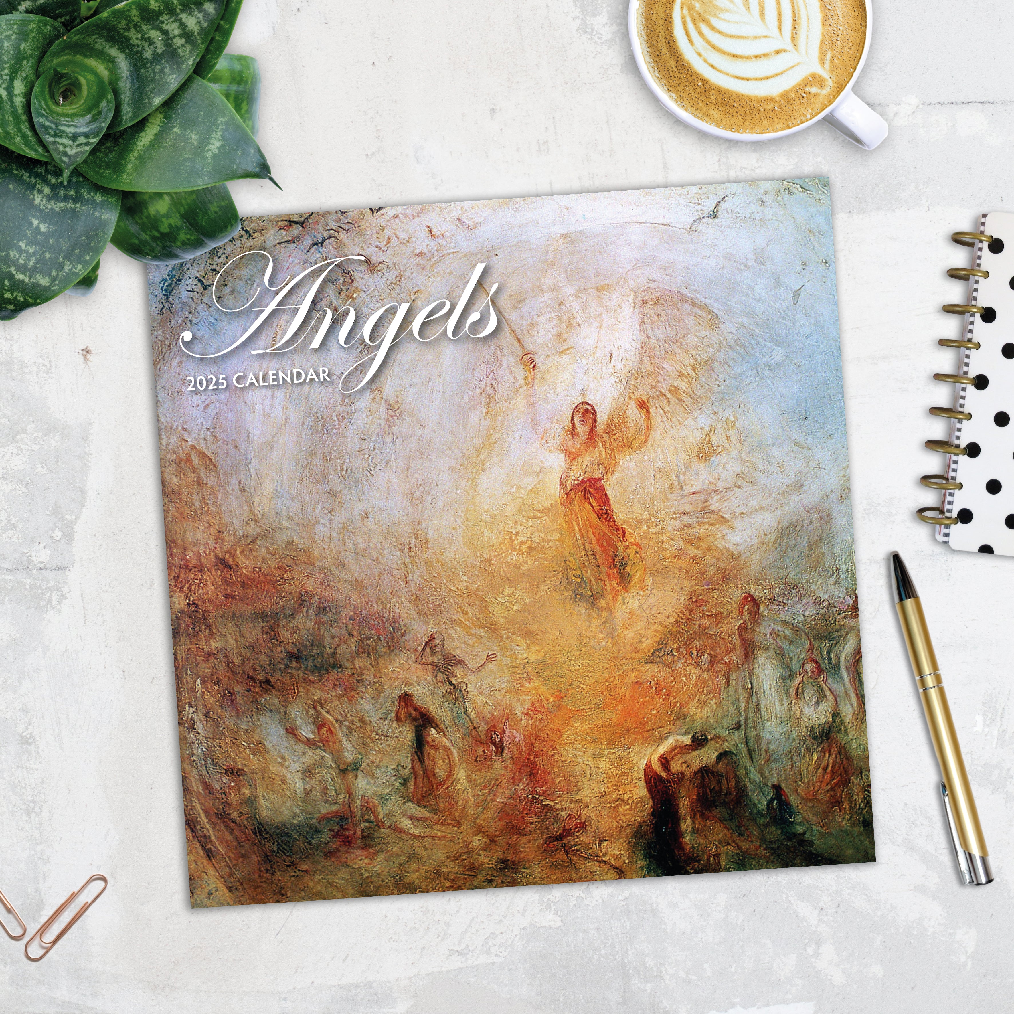 2025 Angels - Square Wall Calendar