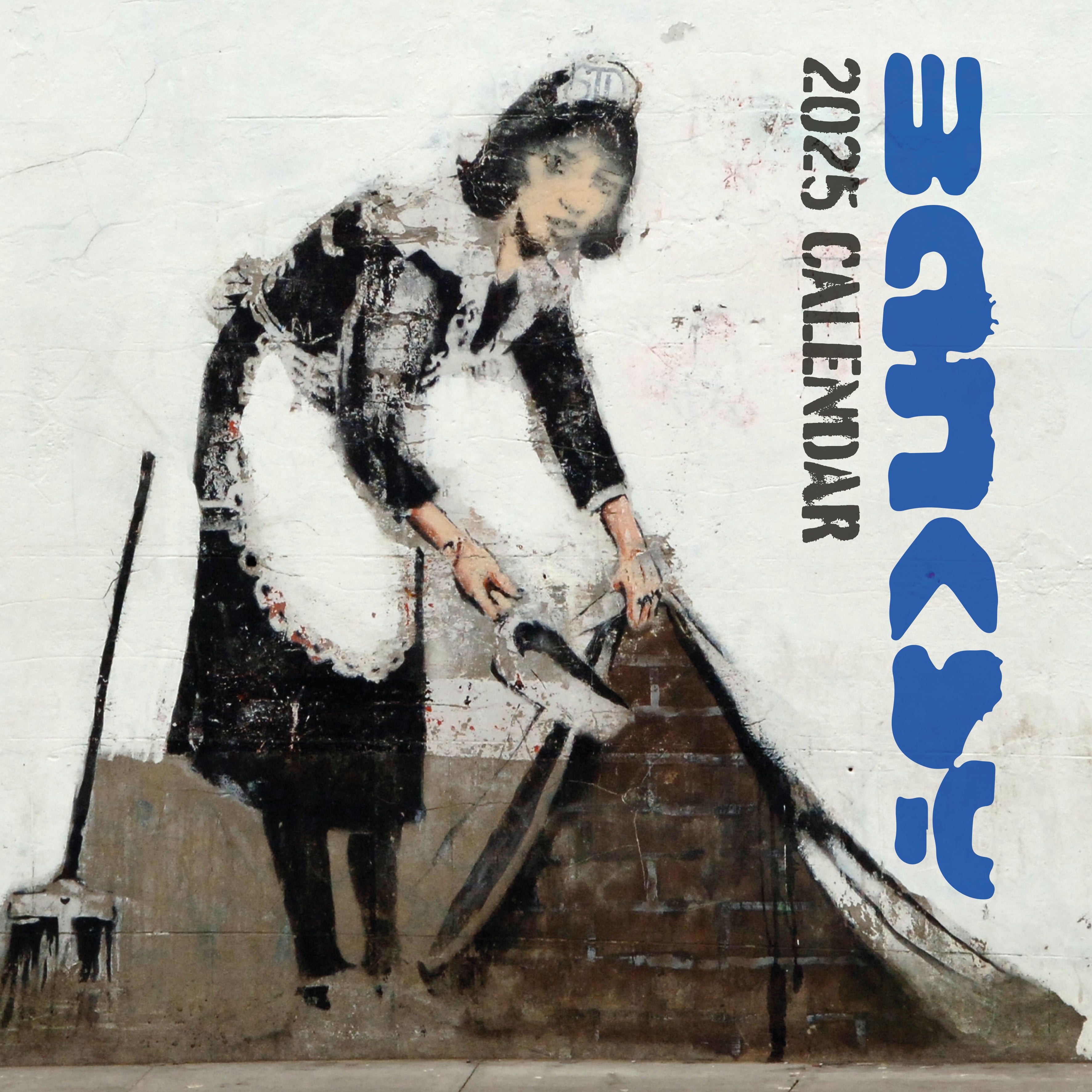 2025 Banksy - Square Wall Calendar