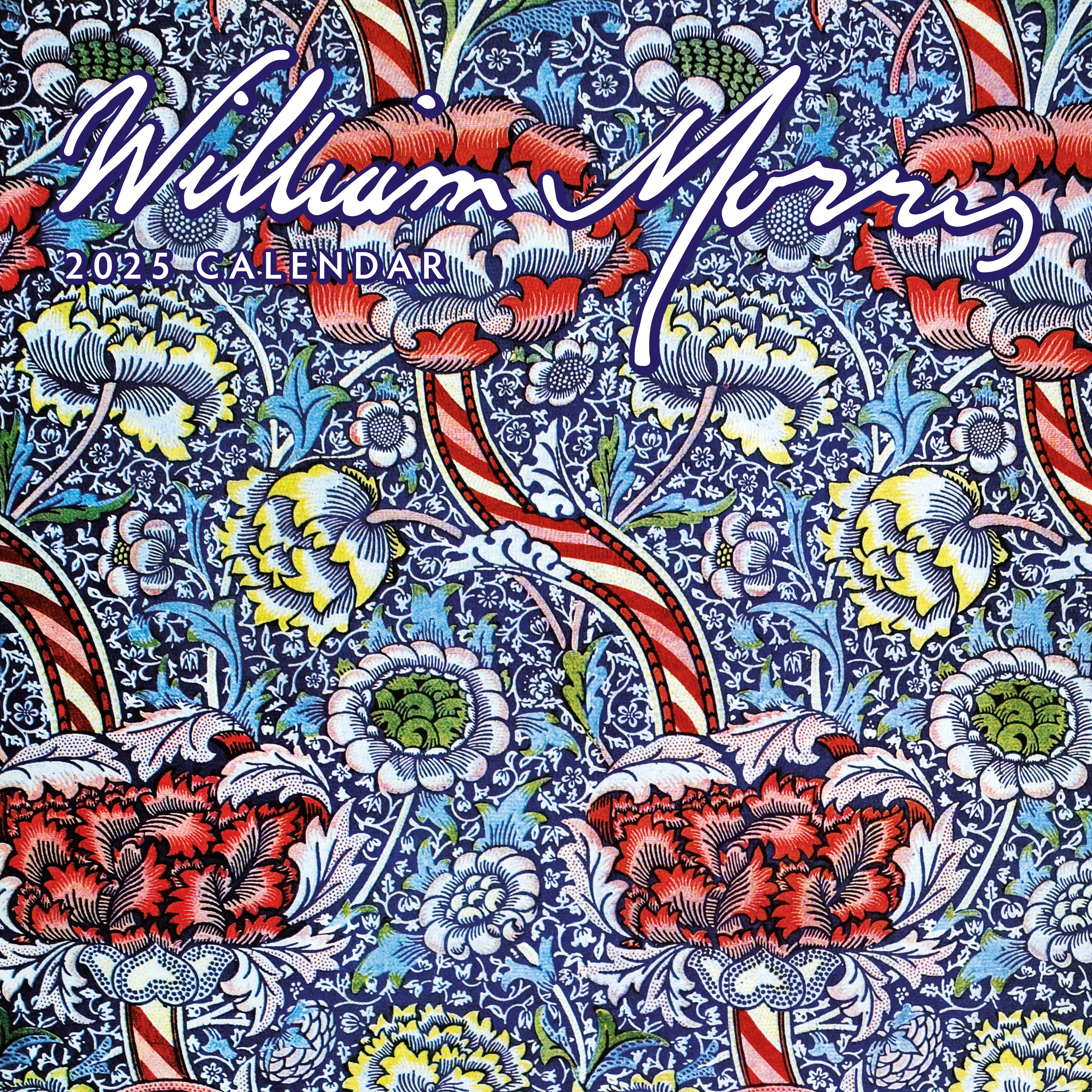 2025 William Morris - Square Wall Calendar