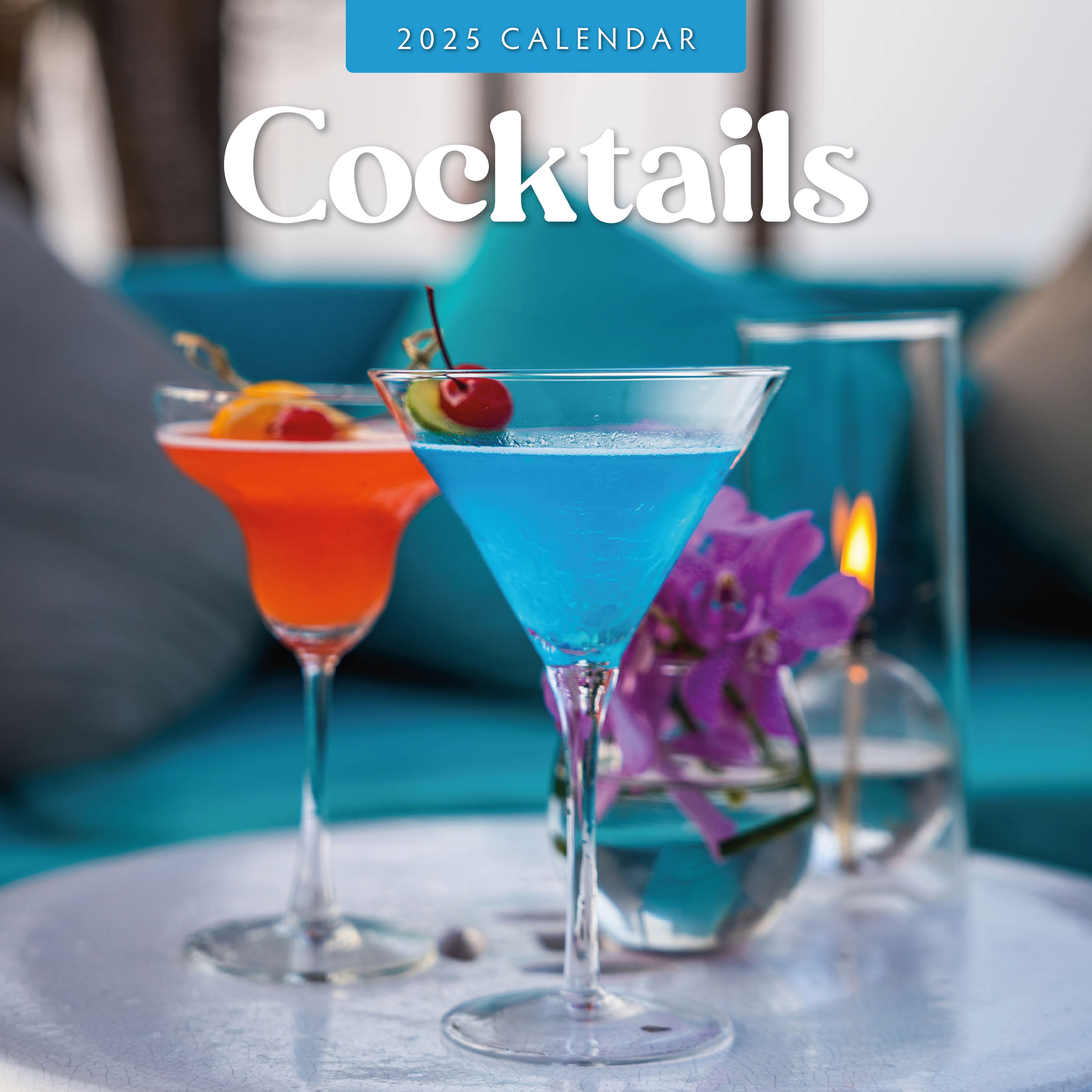 2025 Cocktails - Square Wall Calendar