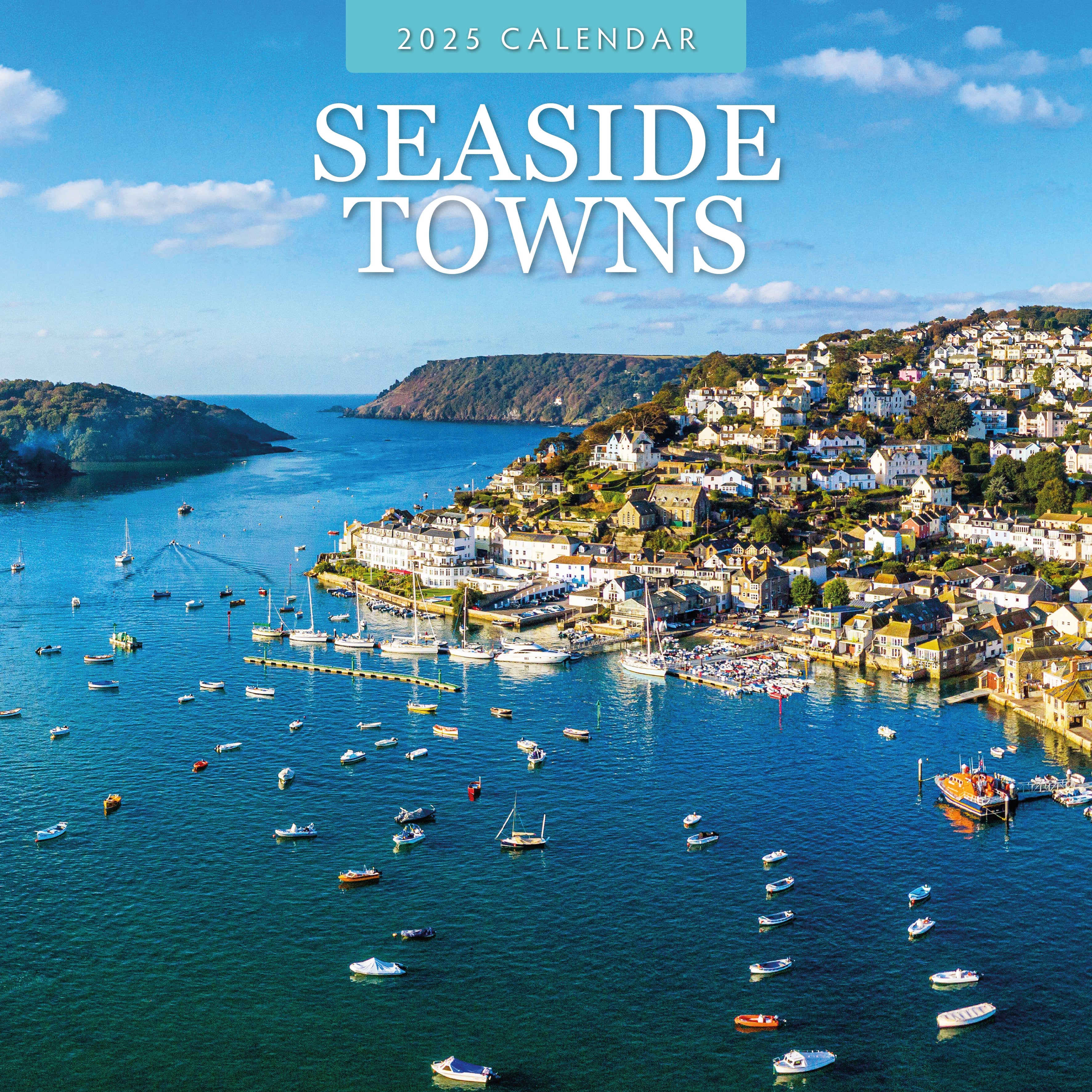 2025 Seaside Towns - Square Wall Calendar