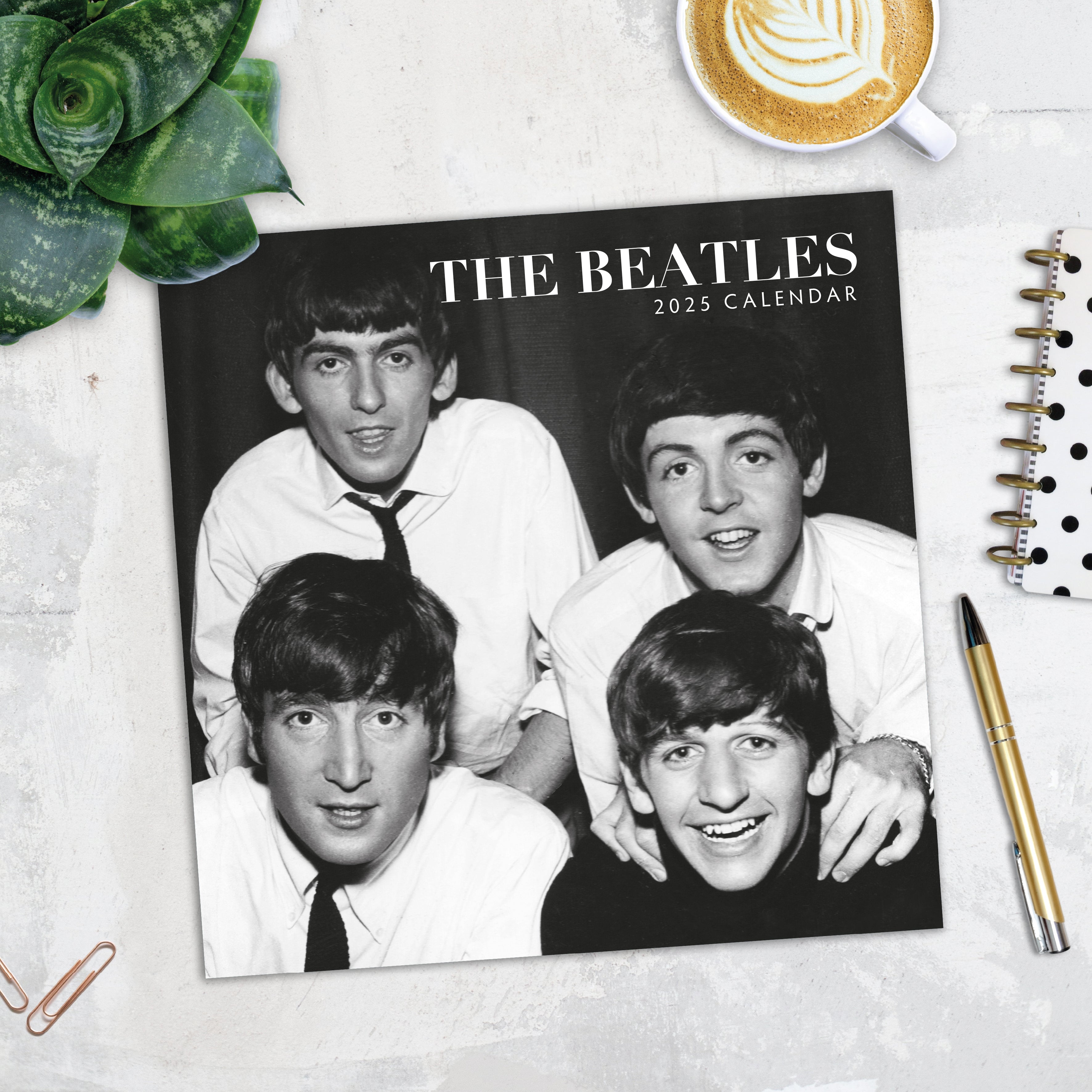 2025 The Beatles - Square Wall Calendar