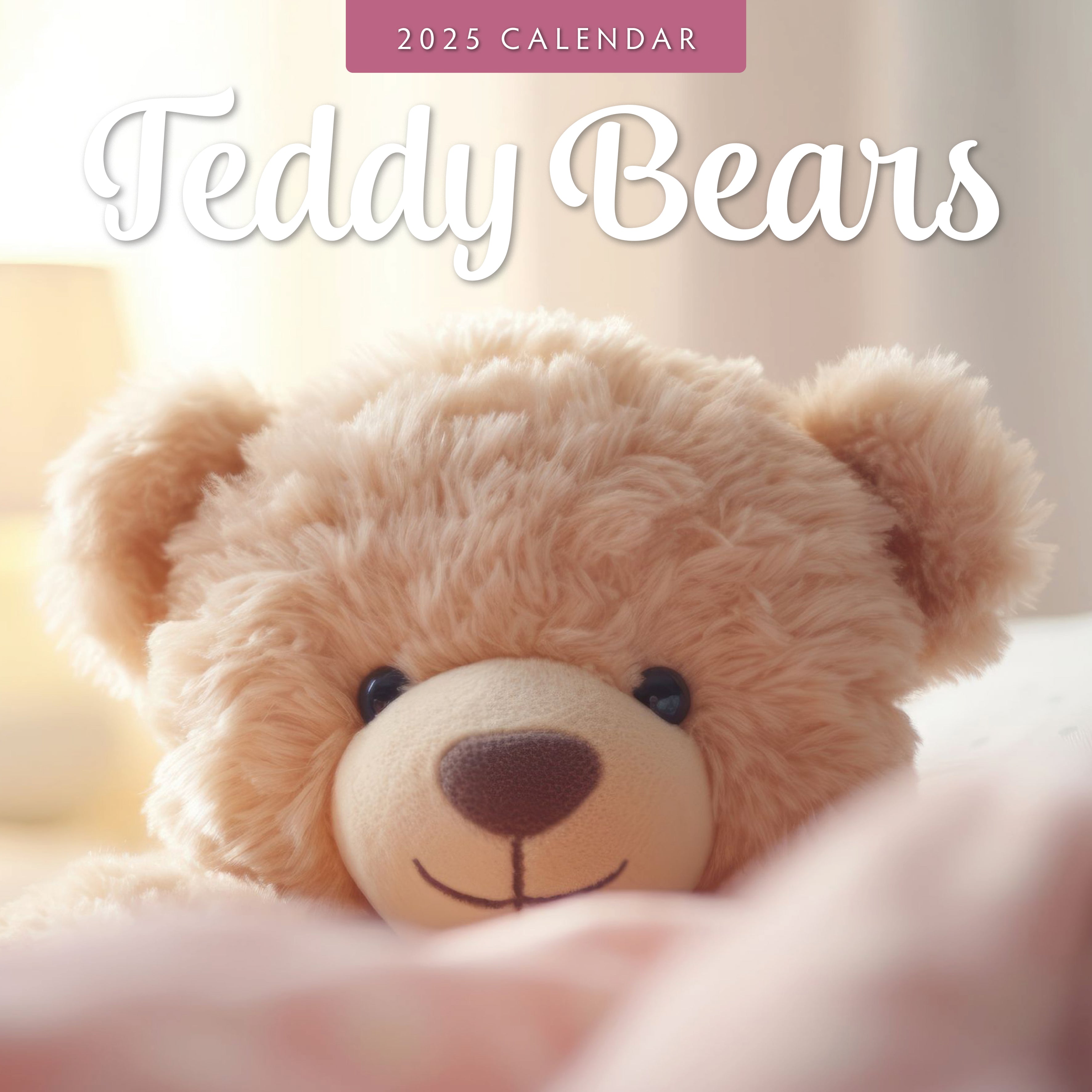 2025 Teddy Bears - Square Wall Calendar