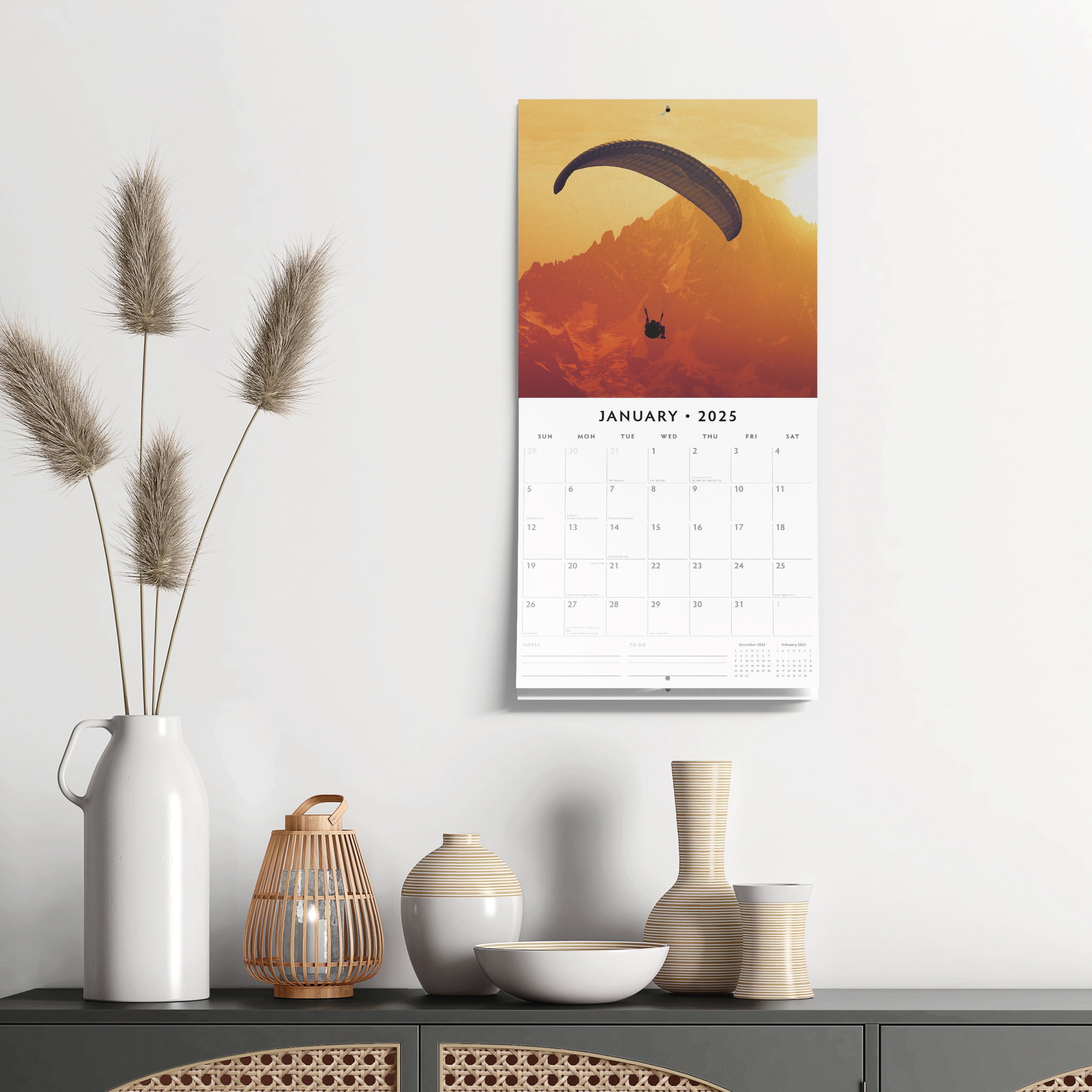 2025 Carpe Diem - Square Wall Calendar