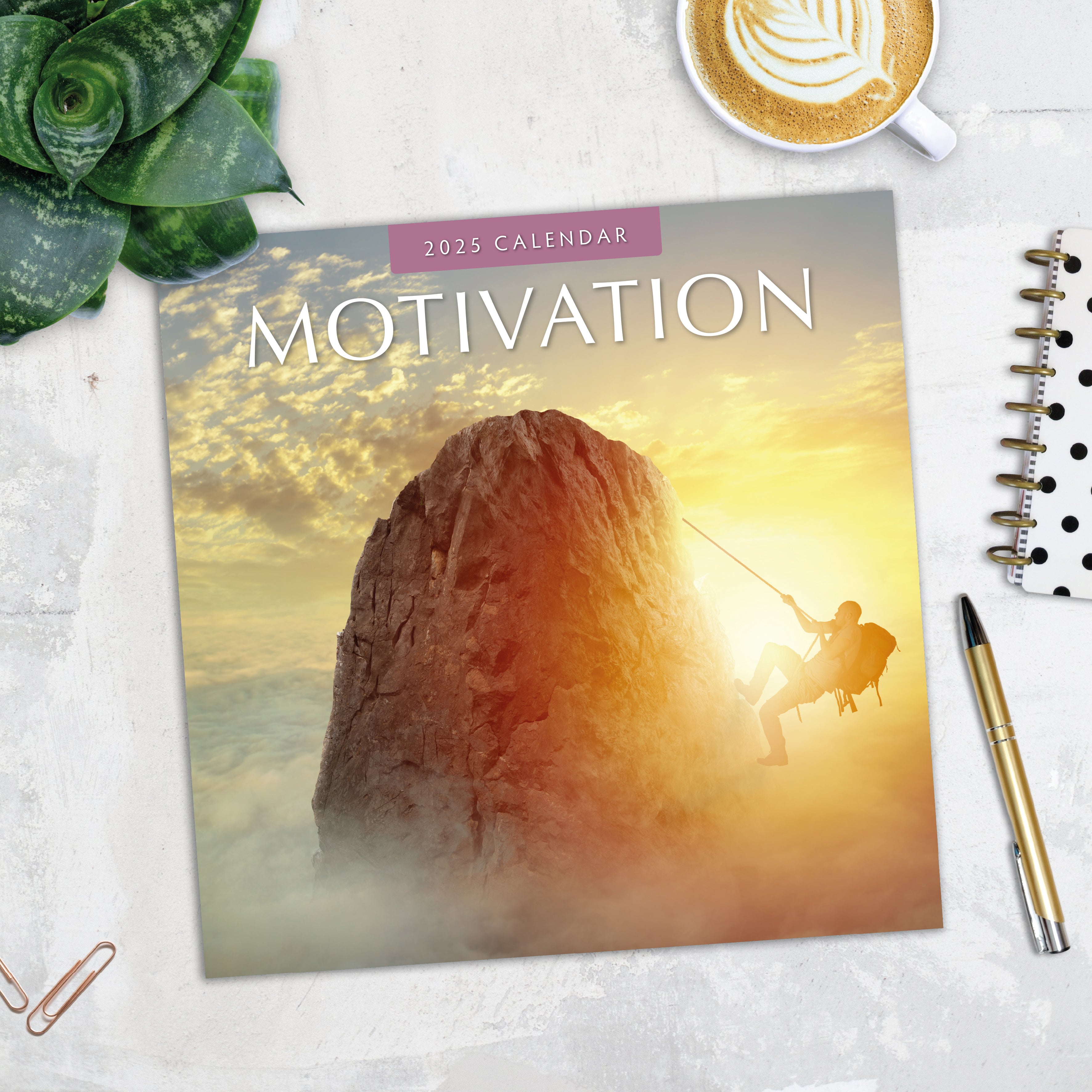 2025 Motivation - Square Wall Calendar