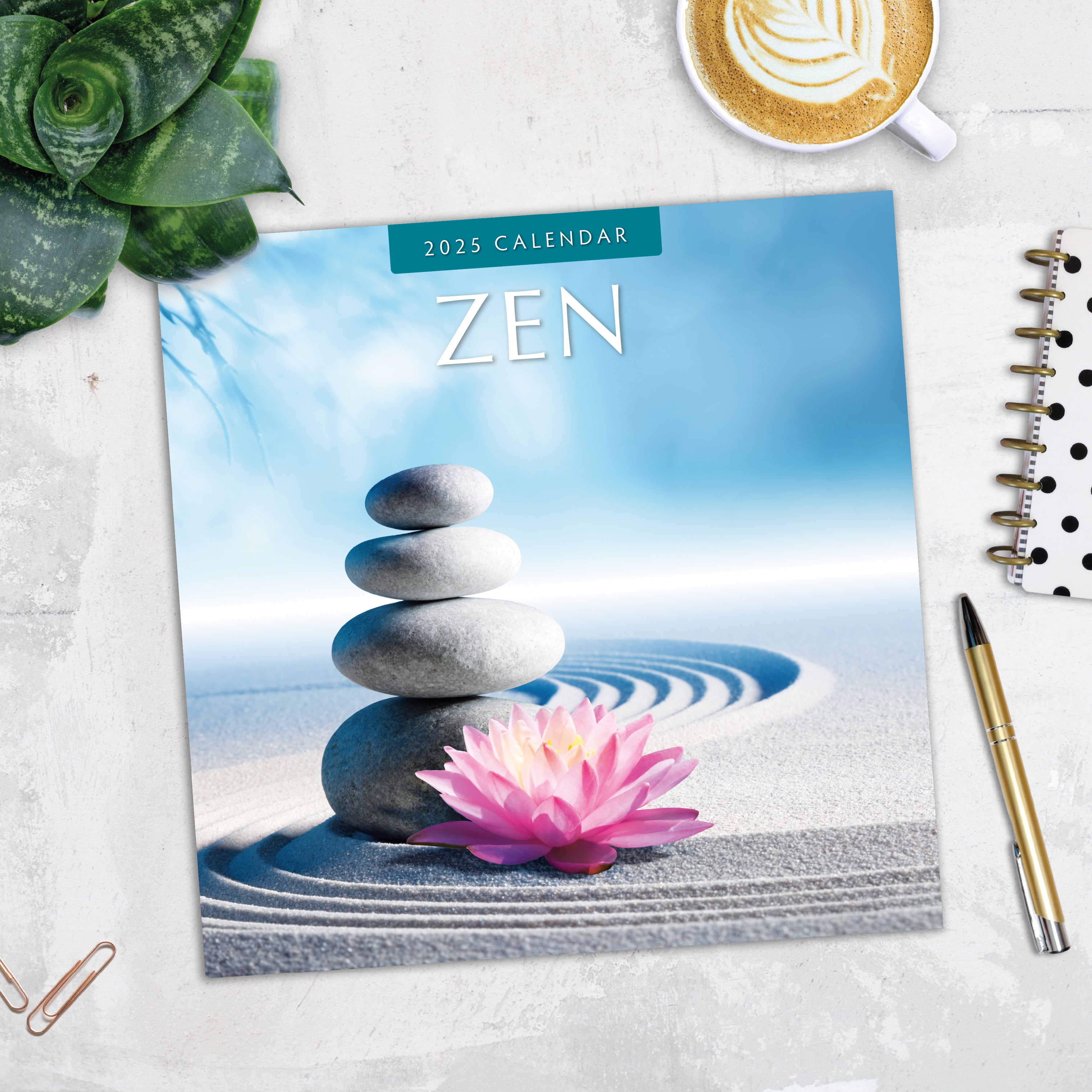 2025 Zen - Square Wall Calendar