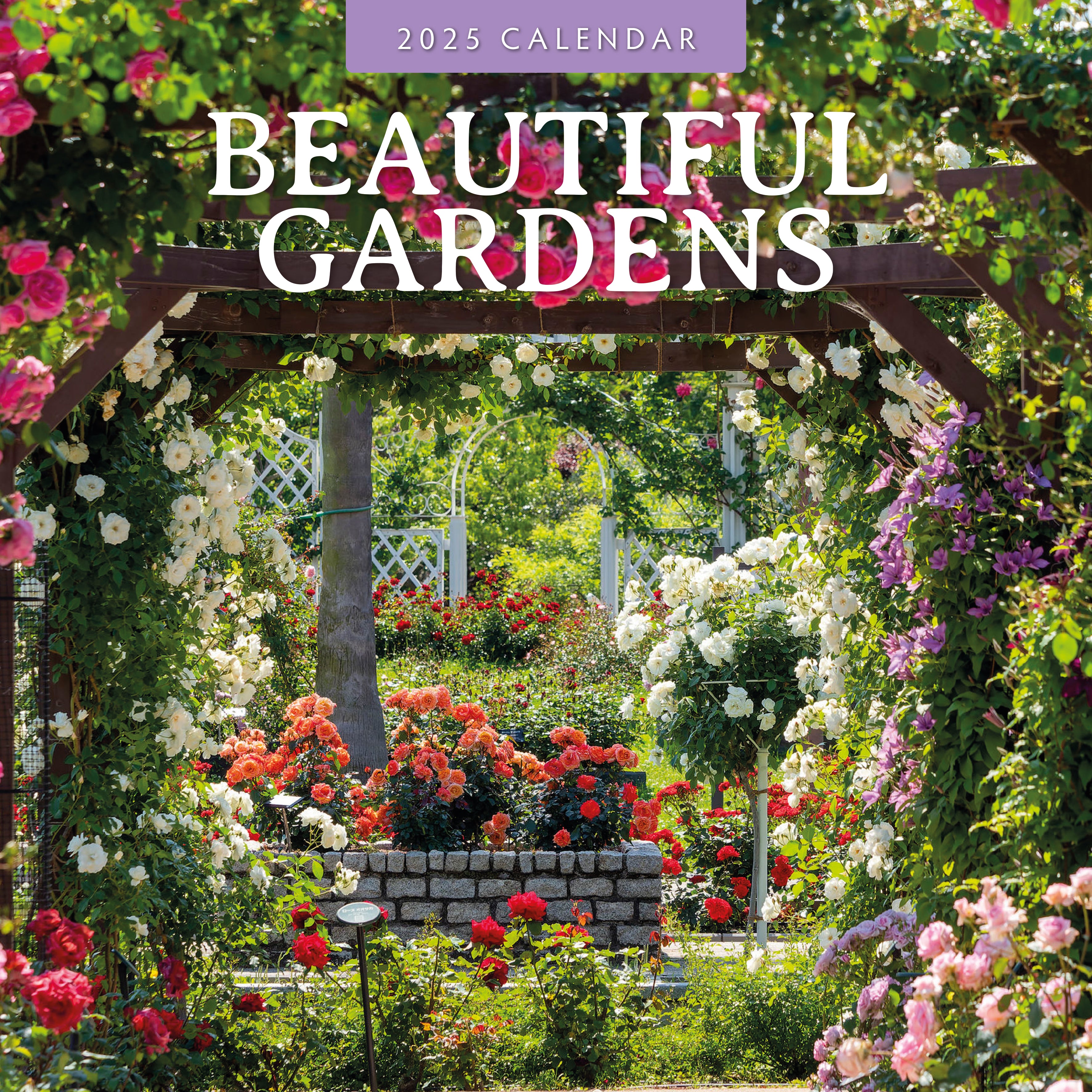 2025 Beautiful Gardens - Square Wall Calendar