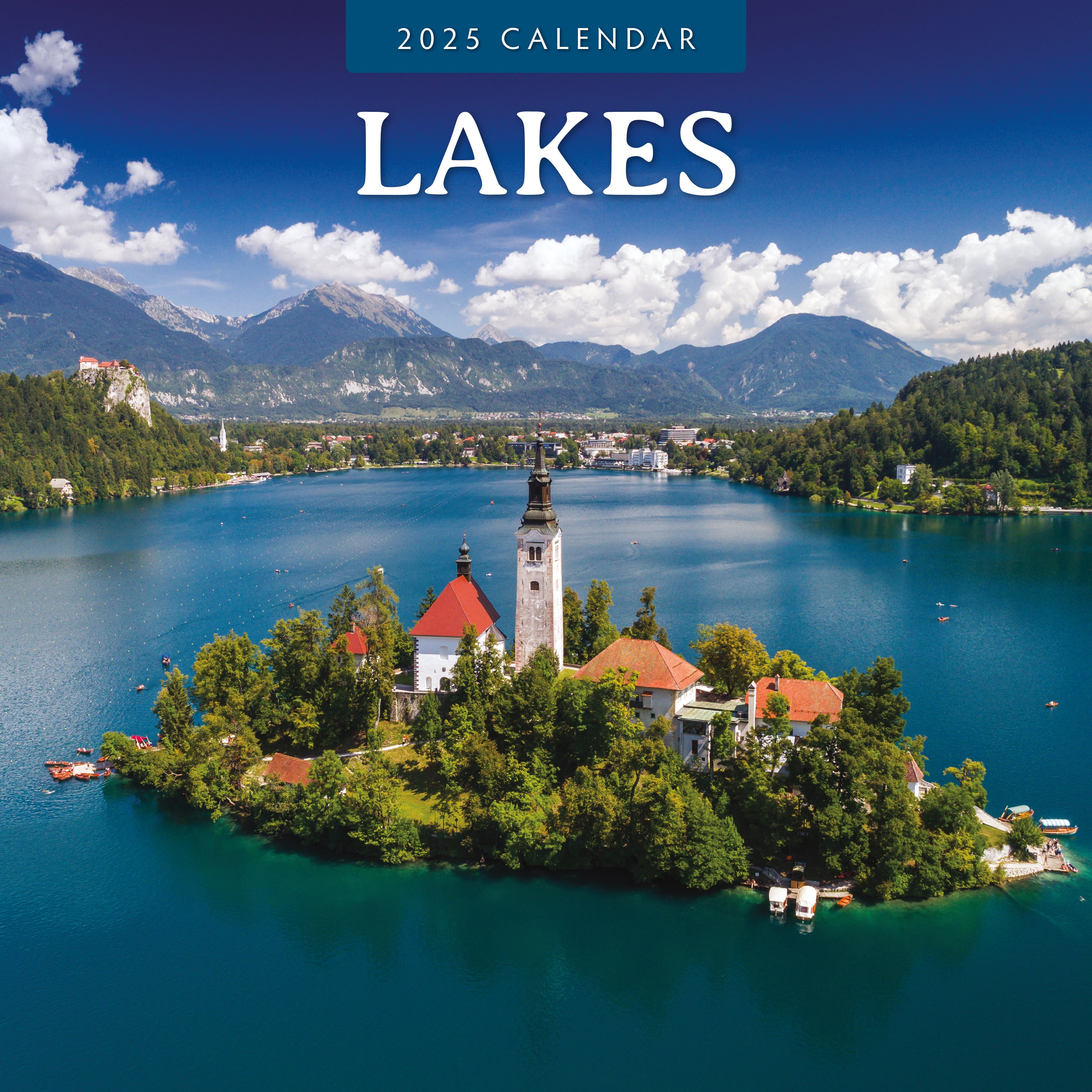 2025 Lakes - Square Wall Calendar