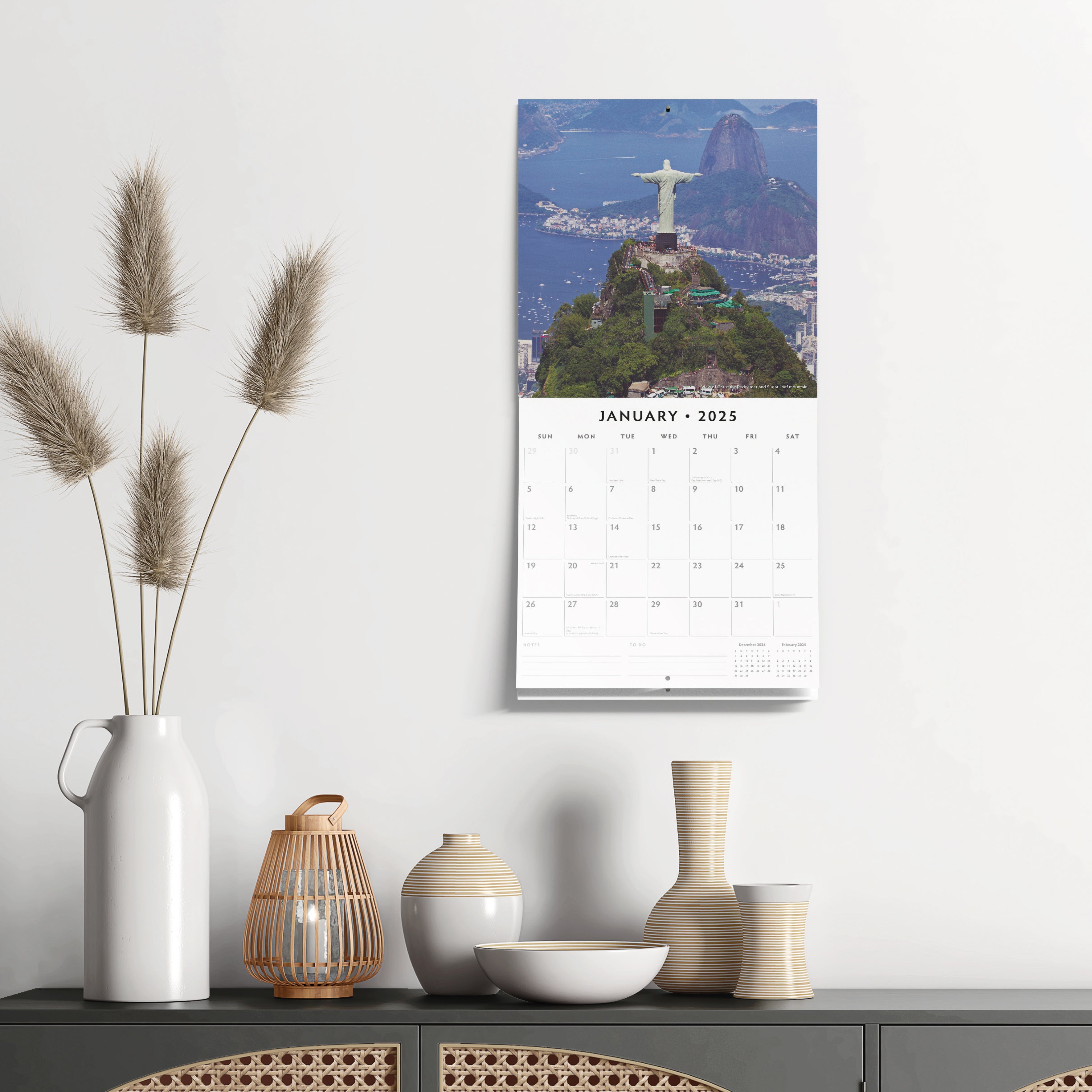 2025 Brazil - Square Wall Calendar