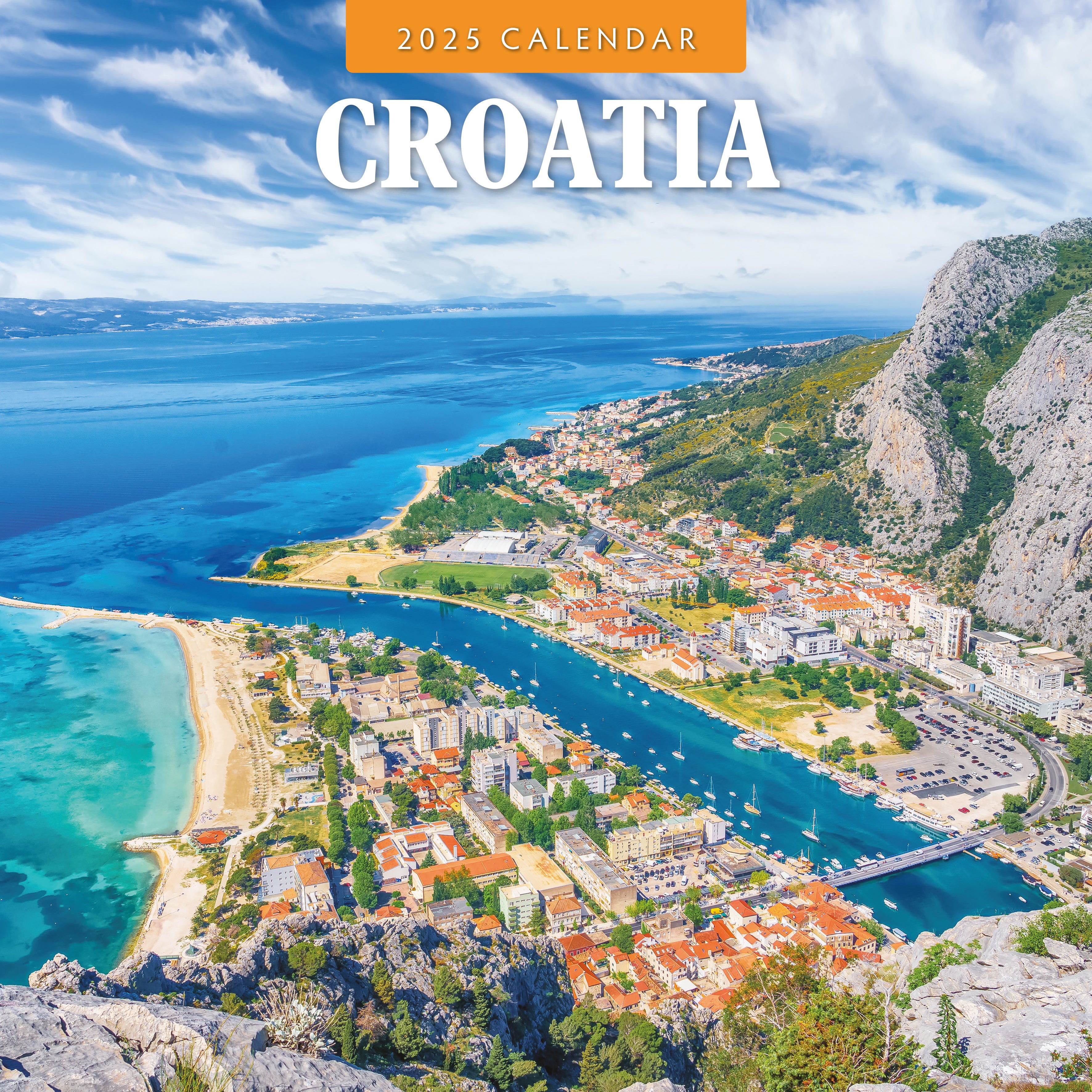 2025 Croatia - Square Wall Calendar