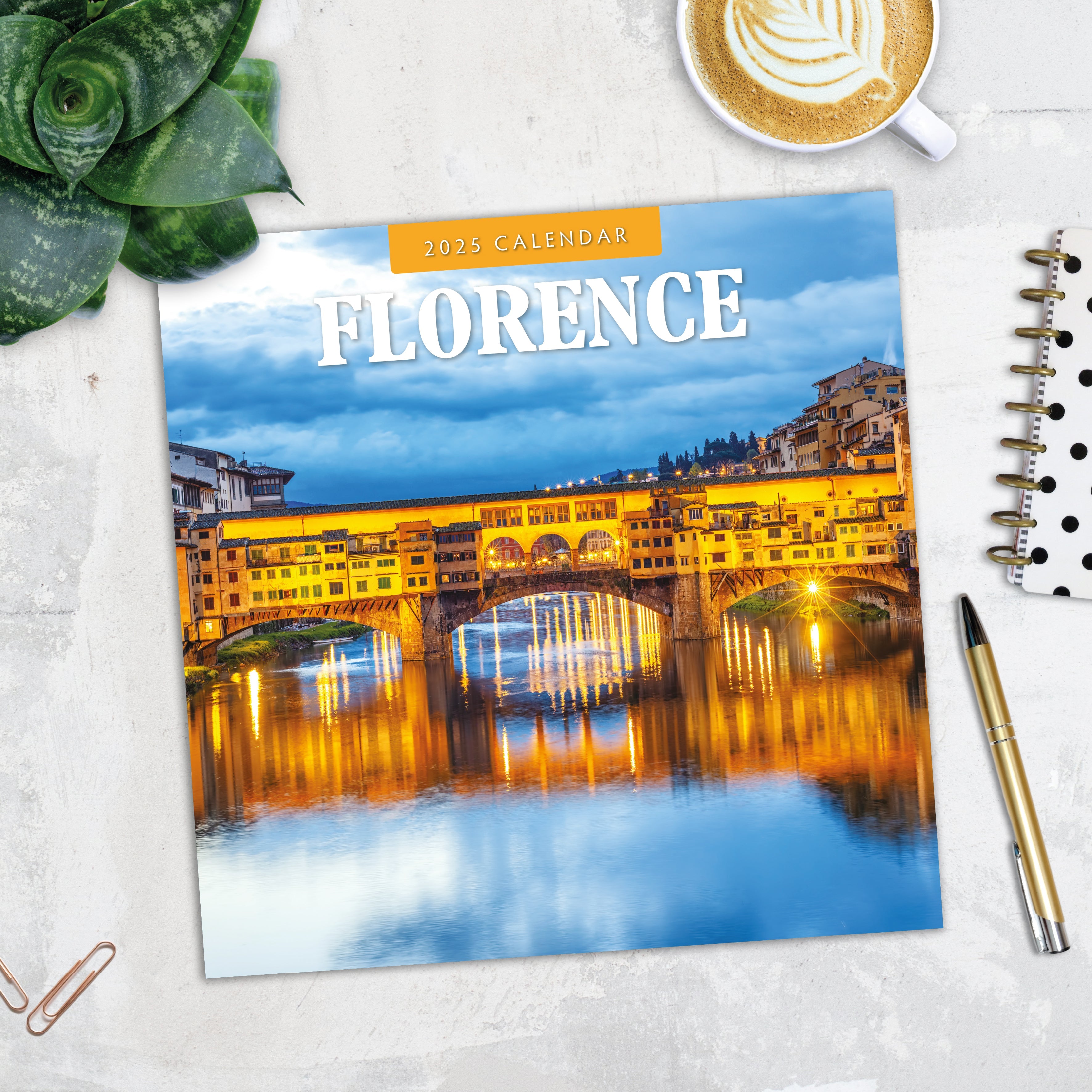 2025 Florence - Square Wall Calendar