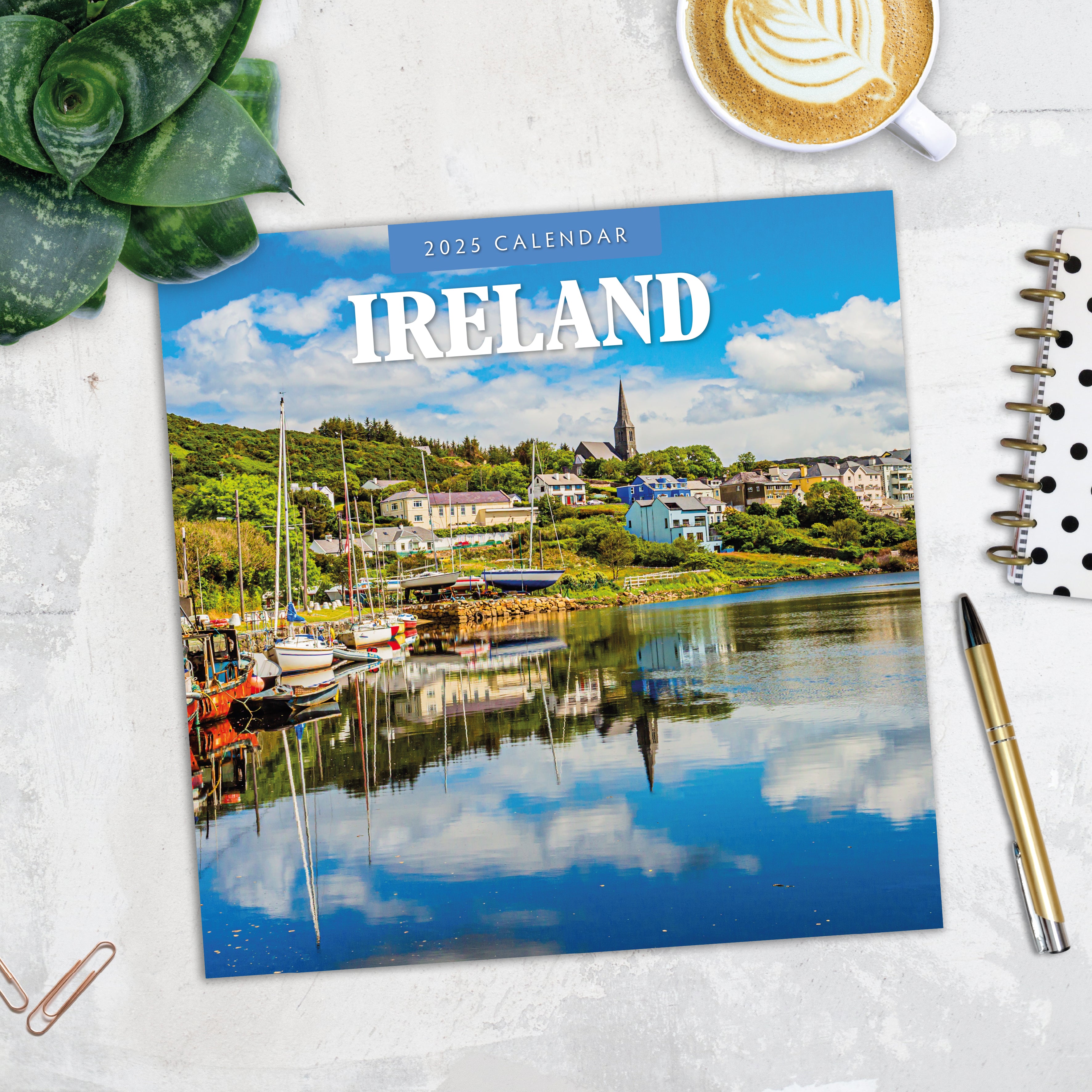 2025 Ireland - Square Wall Calendar