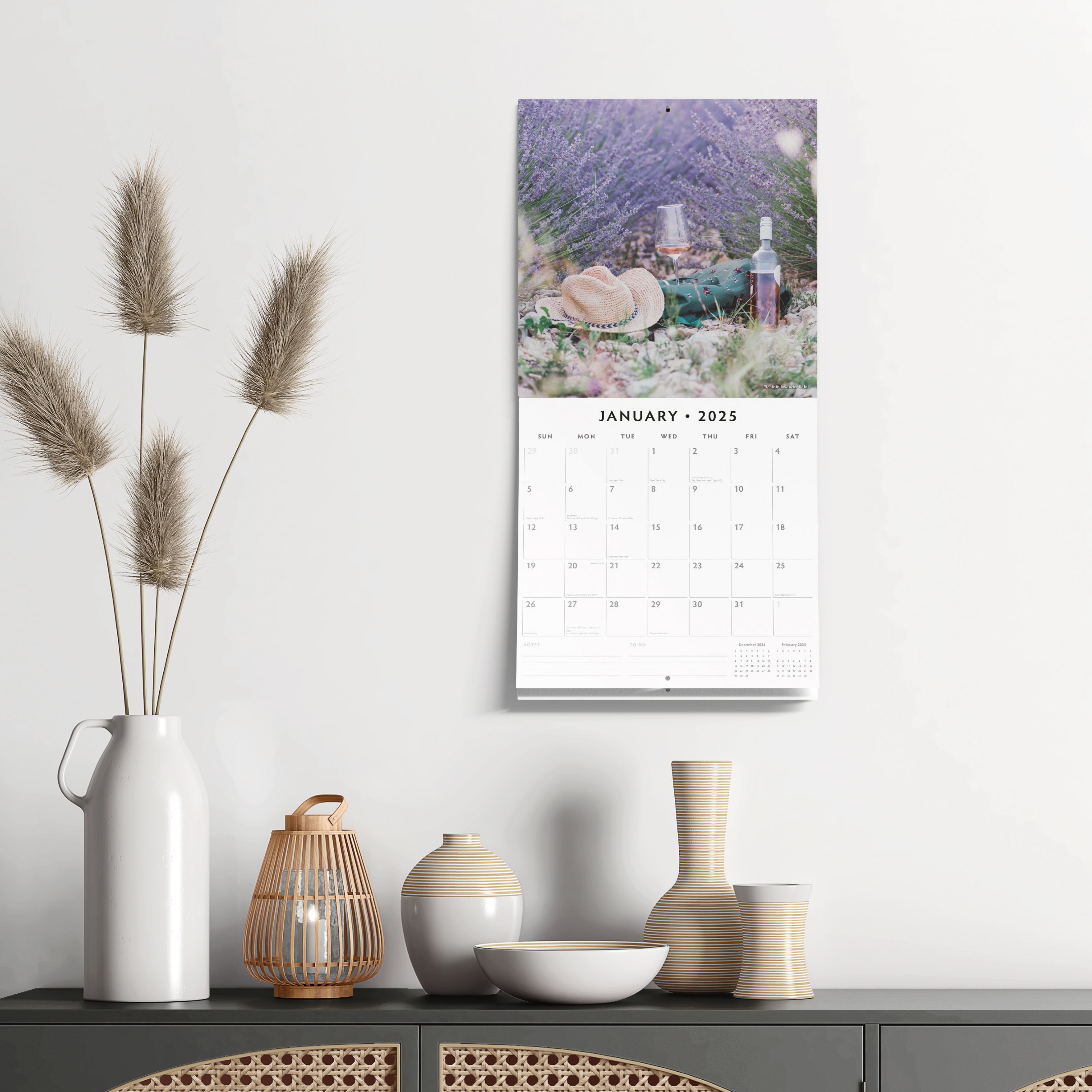 2025 Provence - Square Wall Calendar