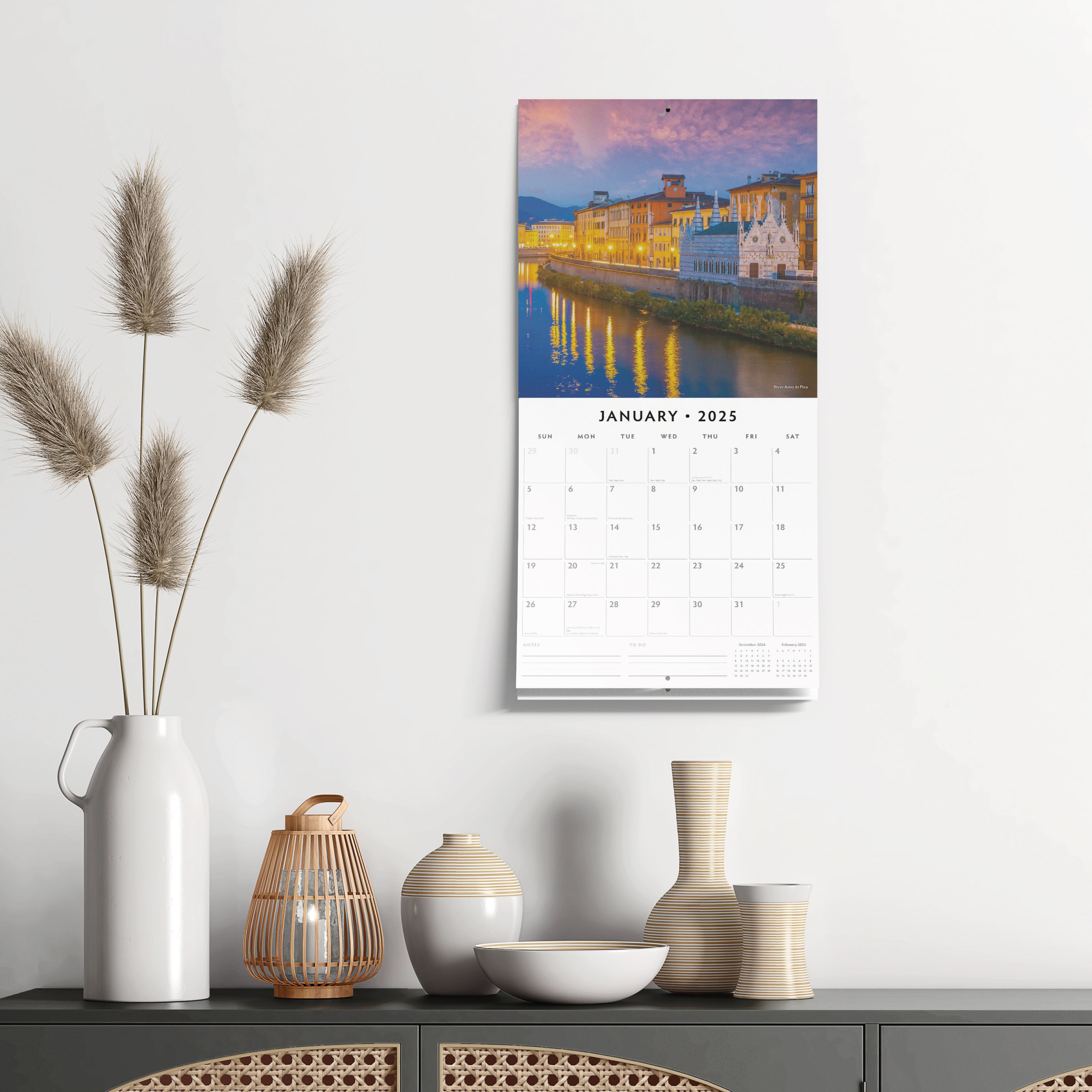 2025 Tuscany - Square Wall Calendar