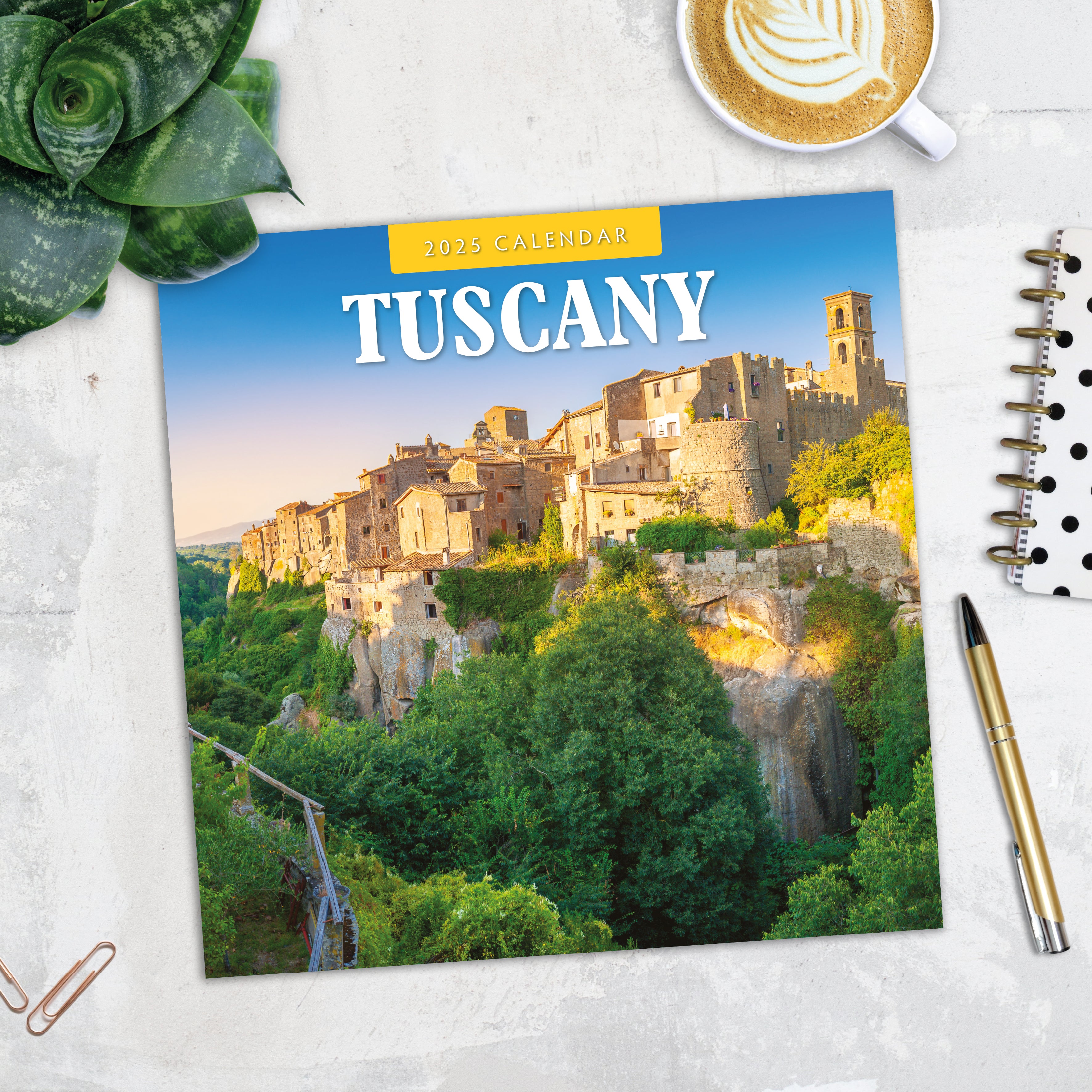 2025 Tuscany - Square Wall Calendar