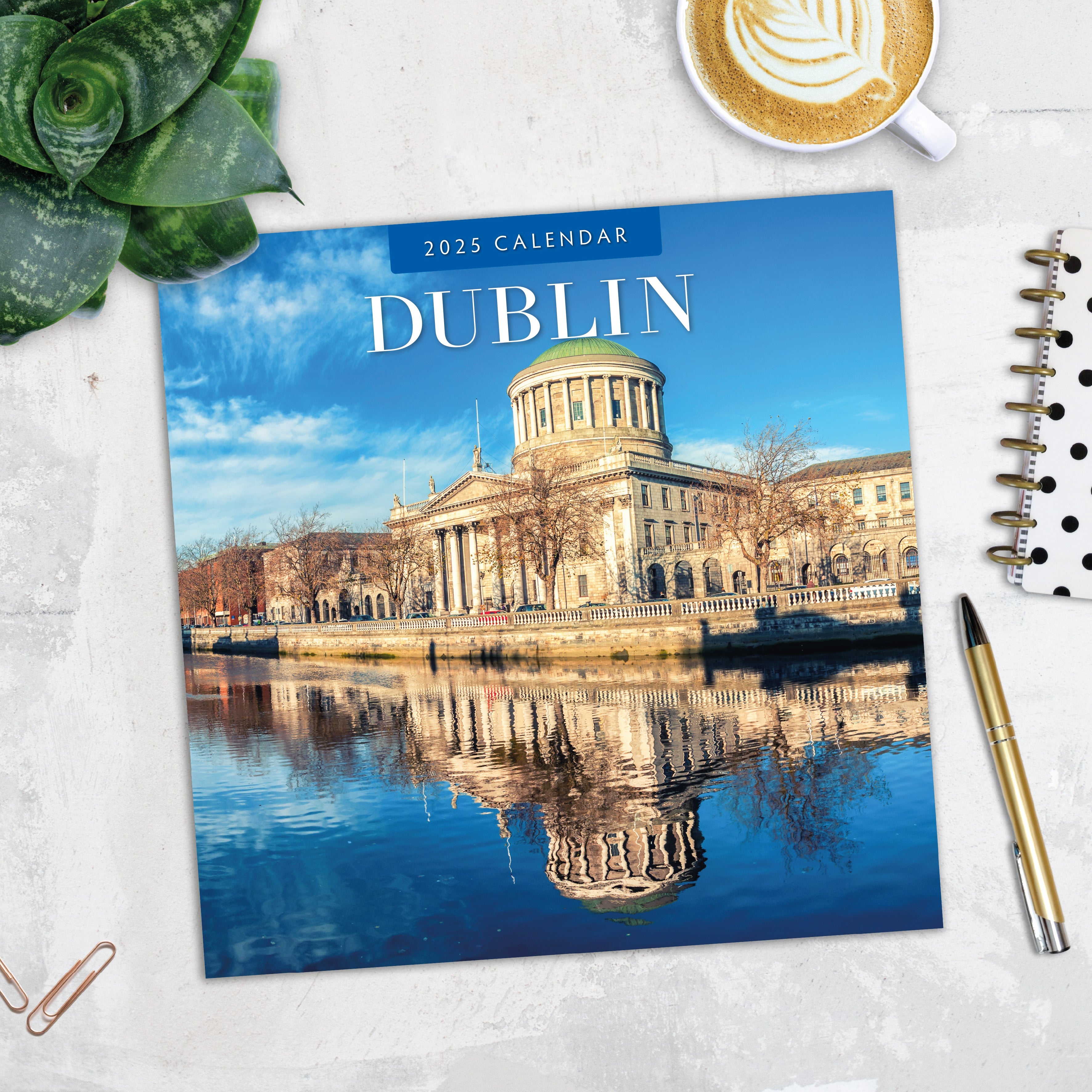 2025 Dublin - Square Wall Calendar