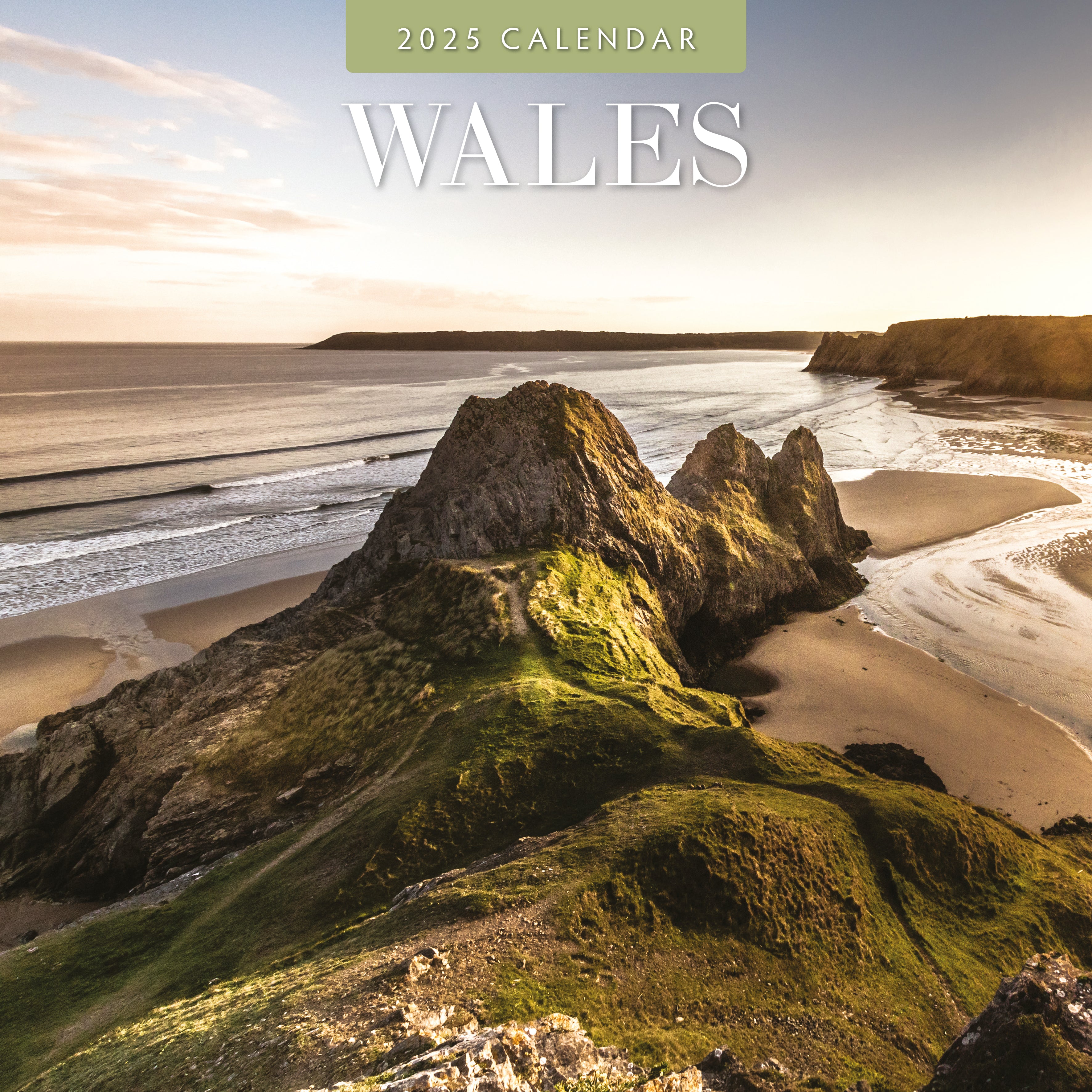 2025 Wales - Square Wall Calendar