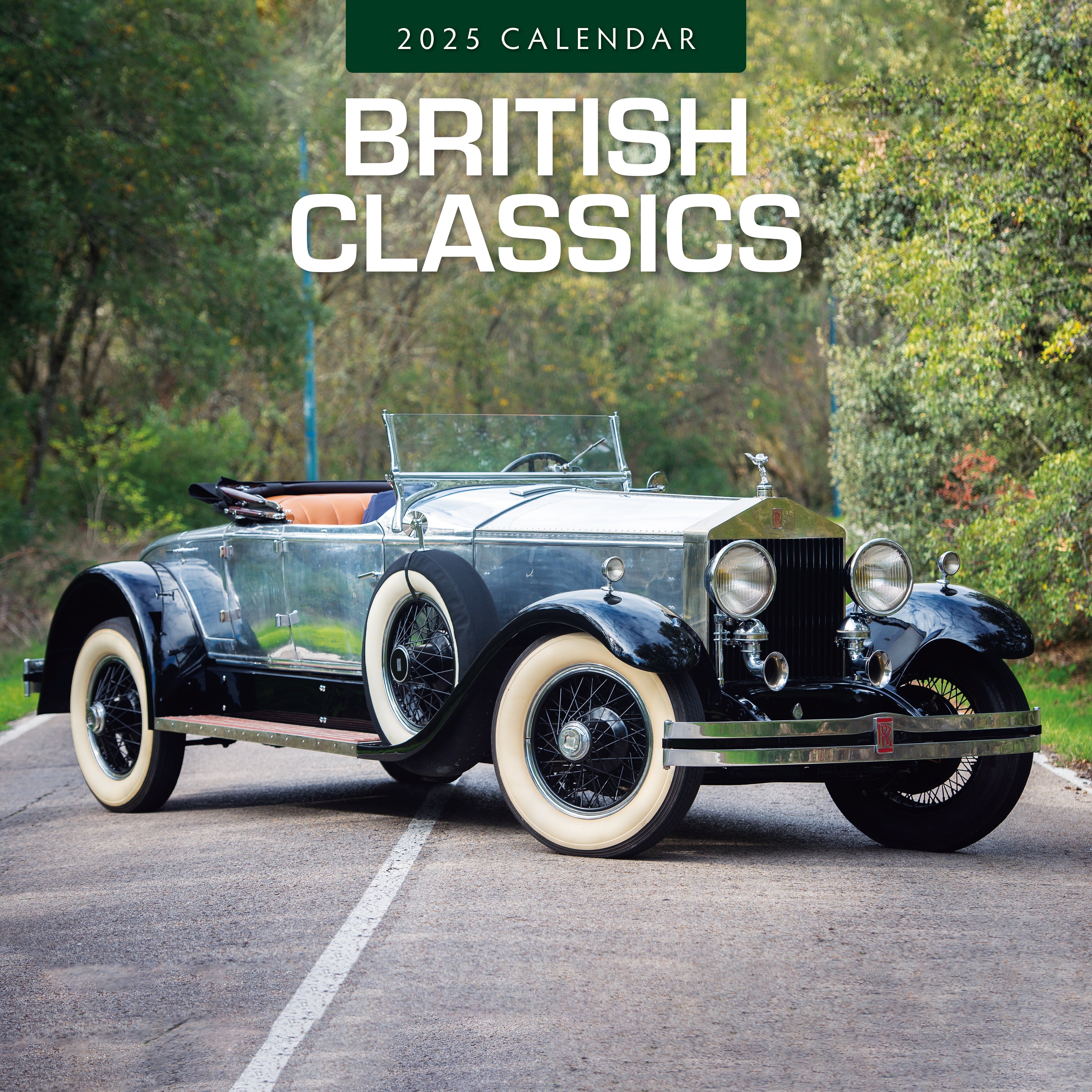 2025 British Classics - Square Wall Calendar