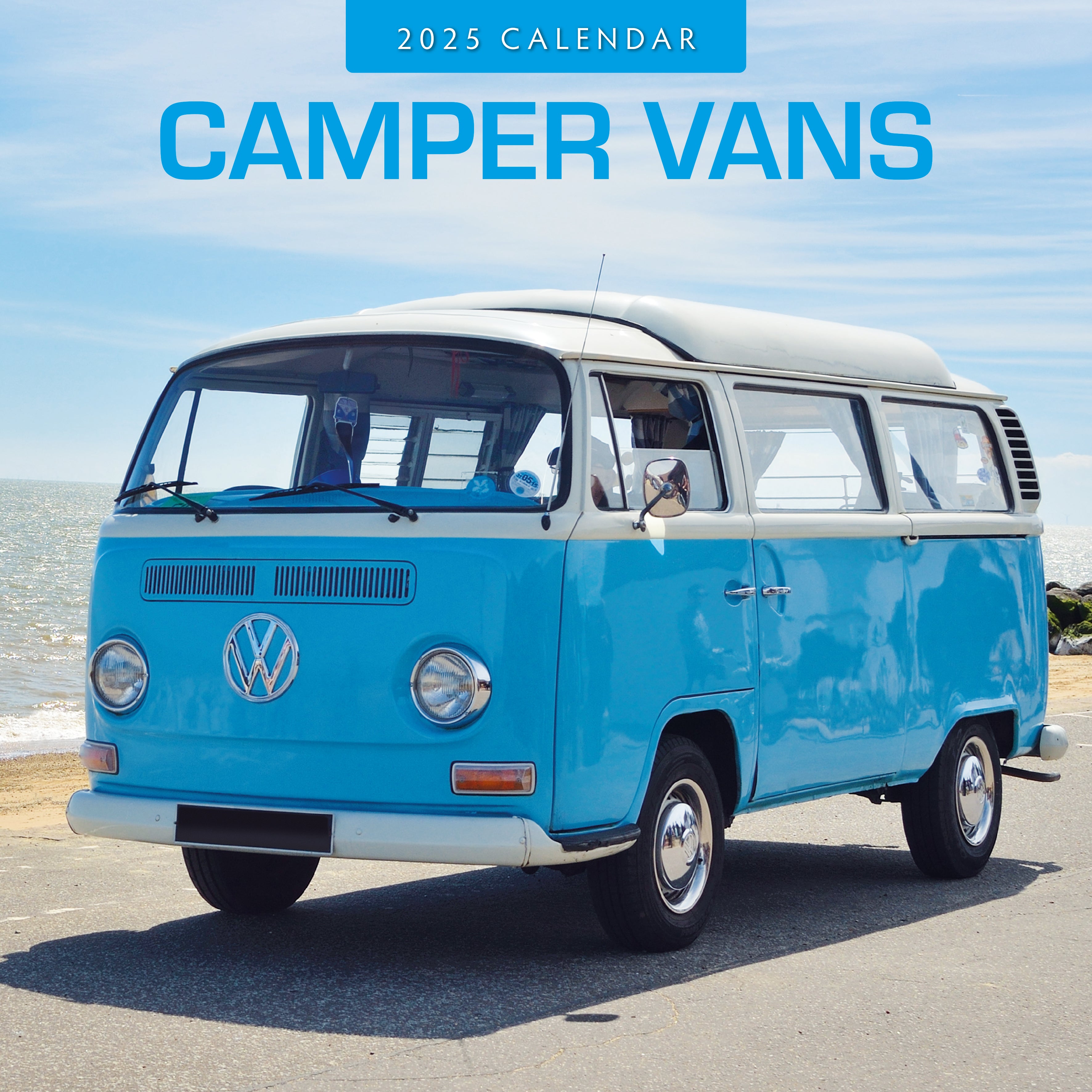 2025 Camper Vans - Square Wall Calendar