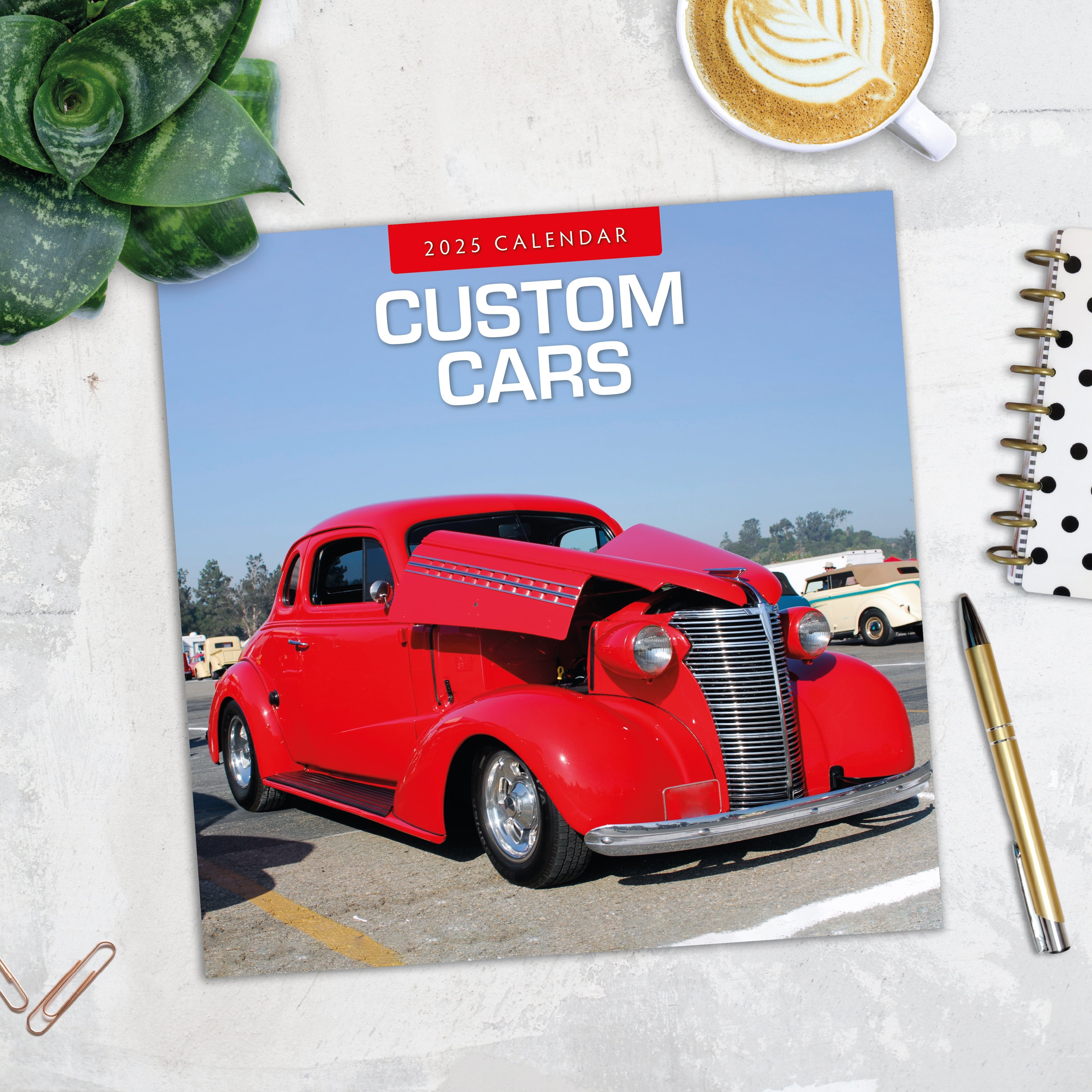 2025 Custom Cars - Square Wall Calendar