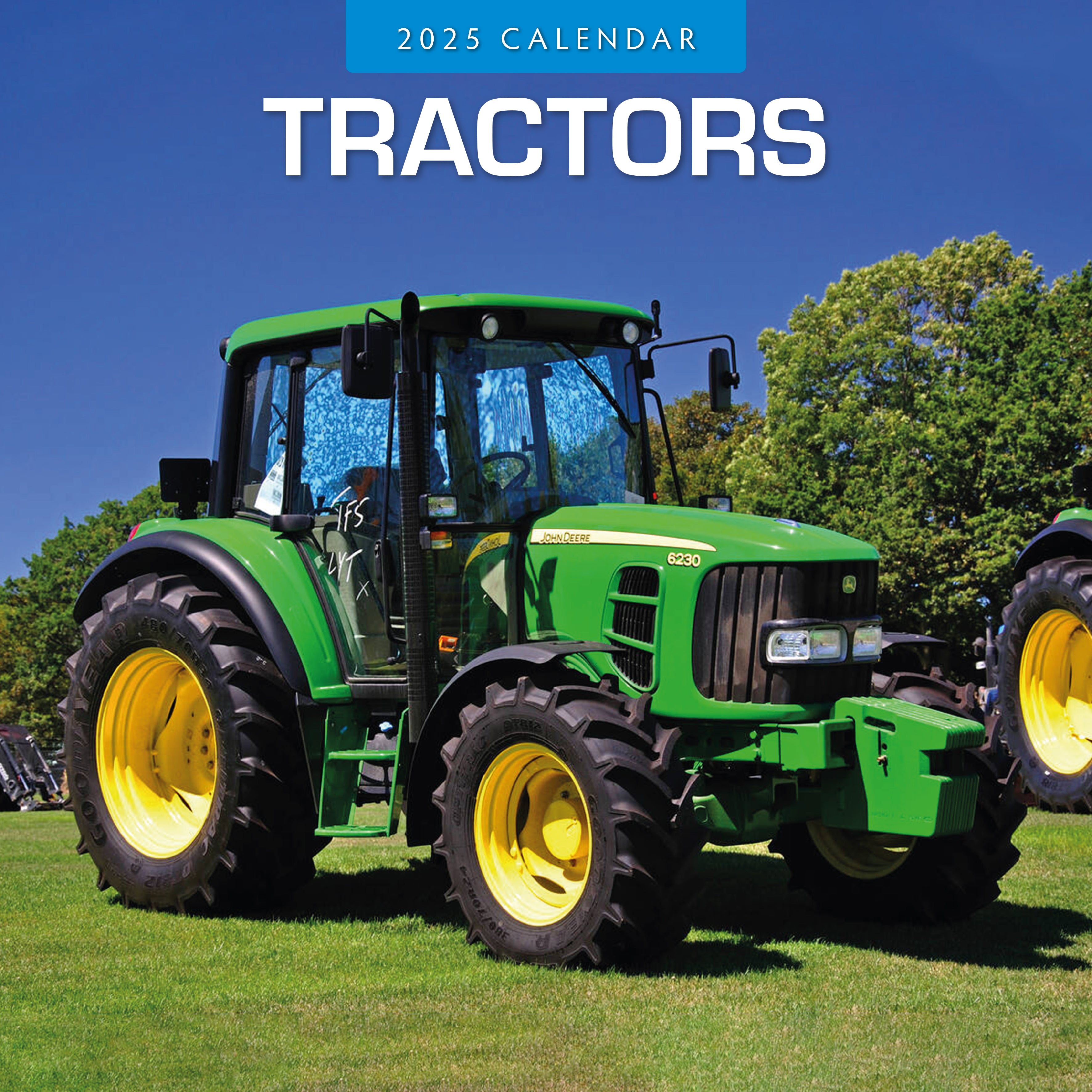 2025 Tractors - Square Wall Calendar