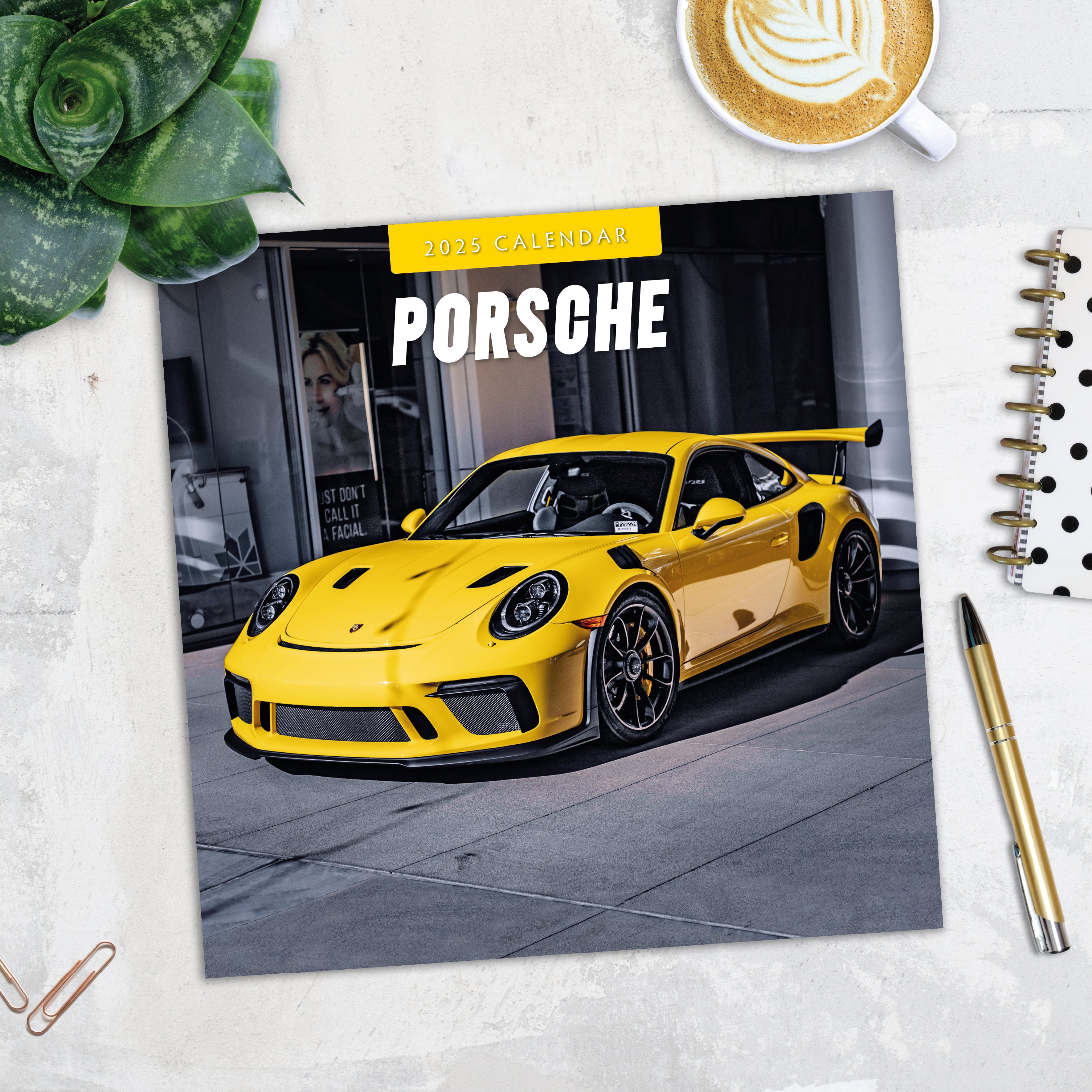 2025 Porsche - Square Wall Calendar