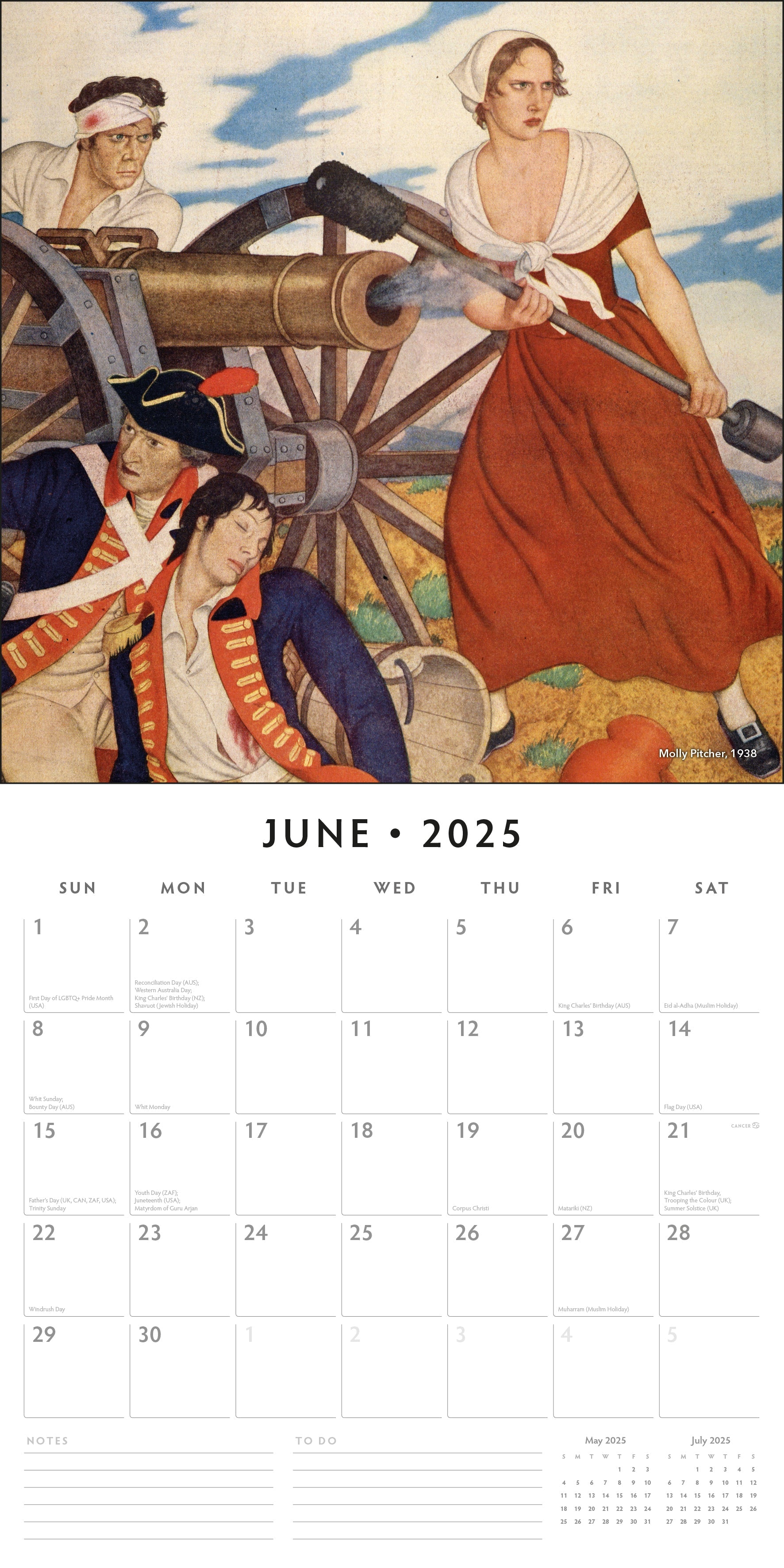 2025 Edmund Dulac - Square Wall Calendar