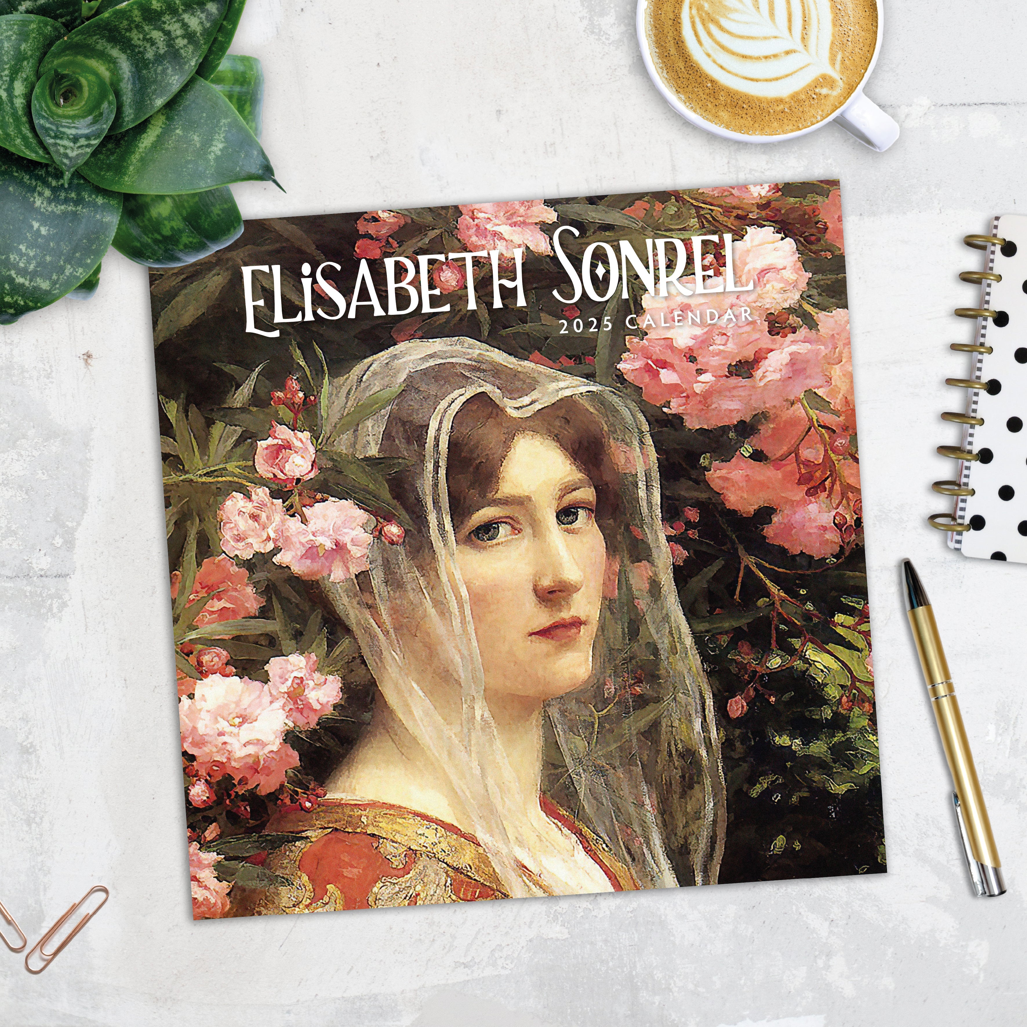 2025 Elisabeth Sonrel - Square Wall Calendar