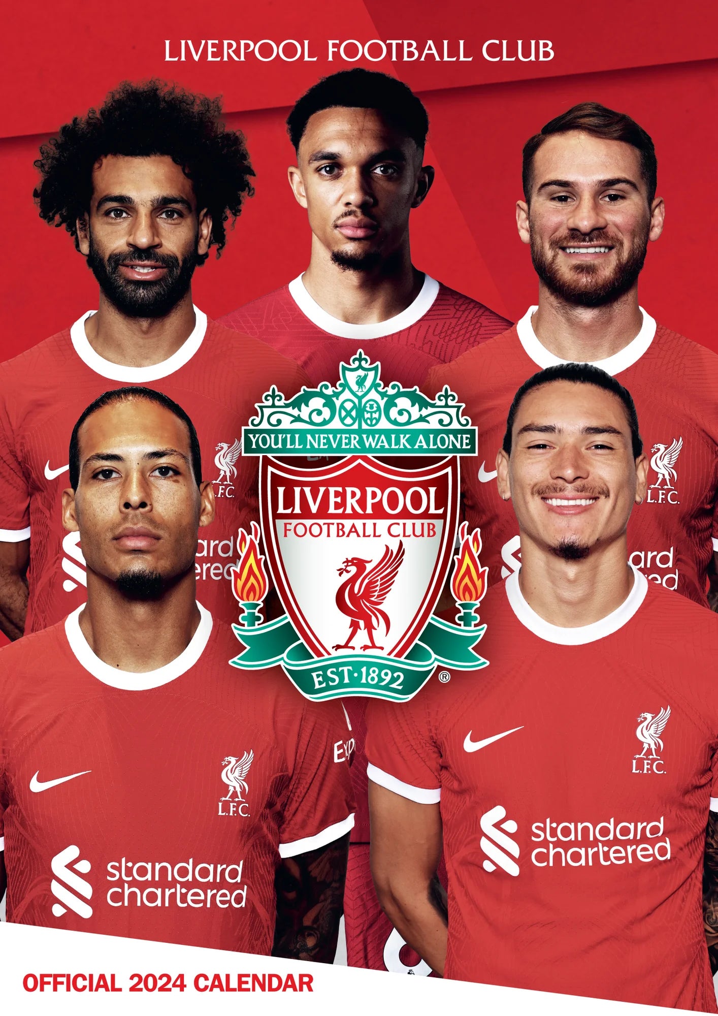 2024 Liverpool FC - A3 Wall Calendar  SOLD OUT