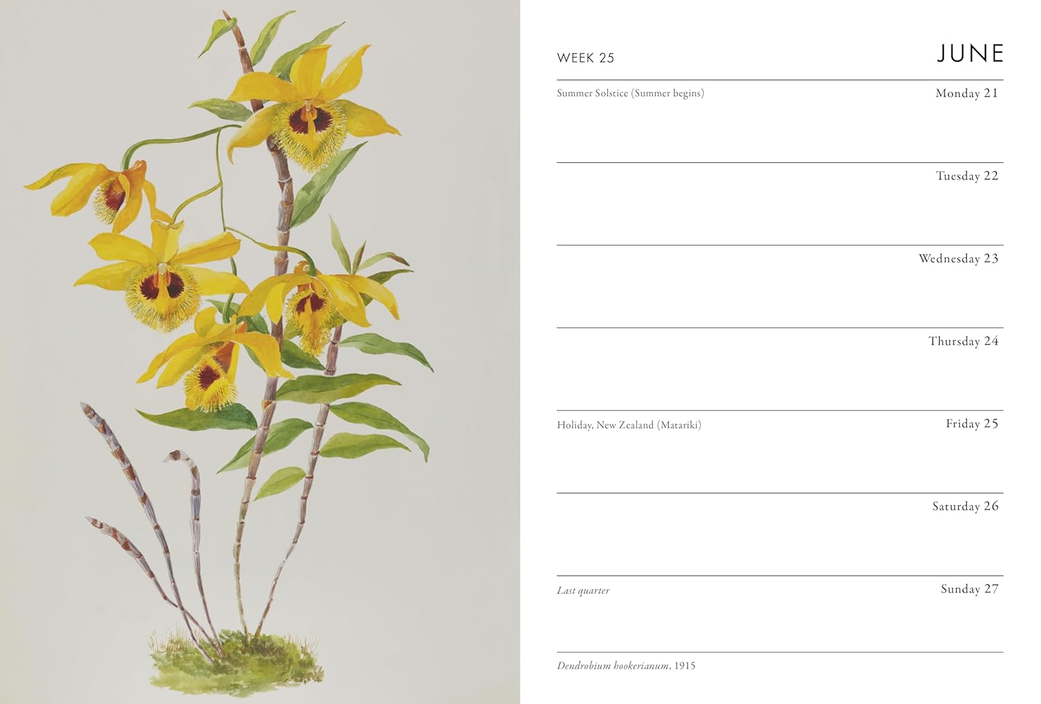 2027 RHS - Weekly Pocket Diary/Planner