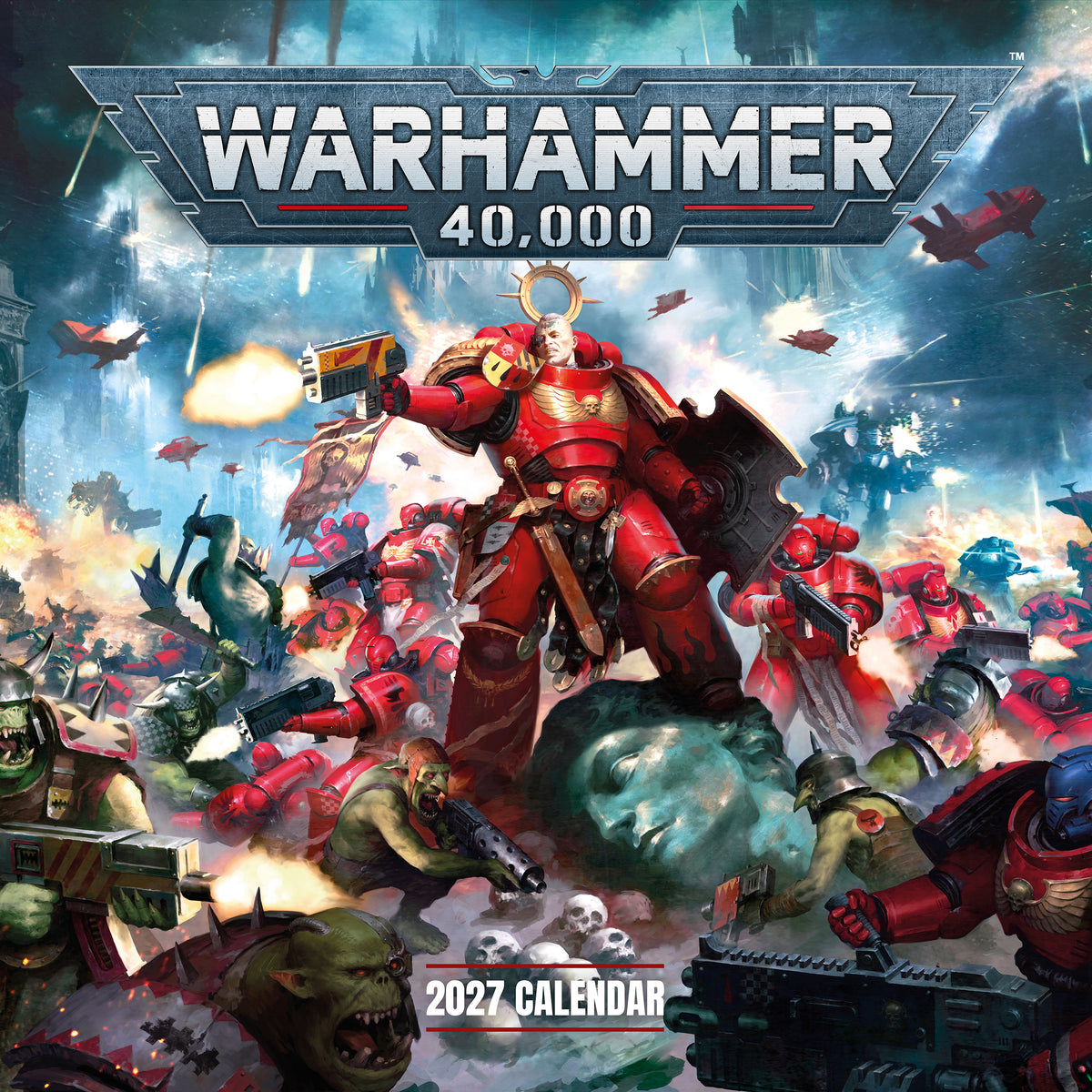 2027 Warhammer - Square Wall Calendar — front cover