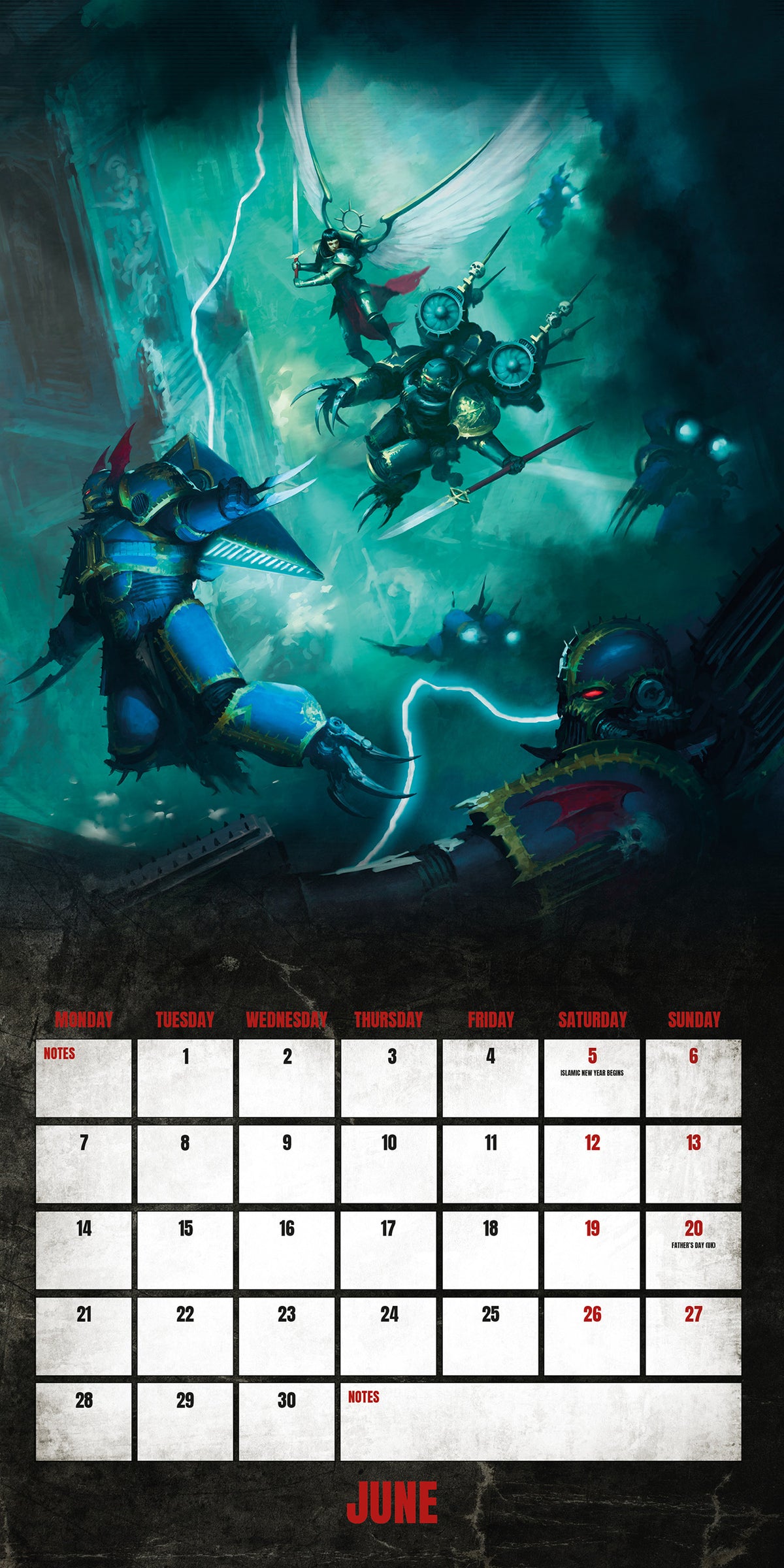 2027 Warhammer - Square Wall Calendar — interior 1