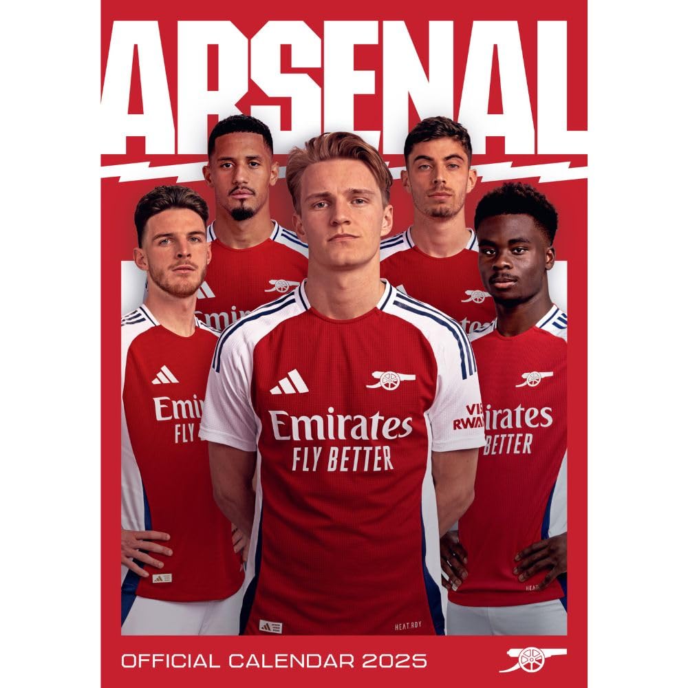 2025 Arsenal Fc - A3 Wall Calendar