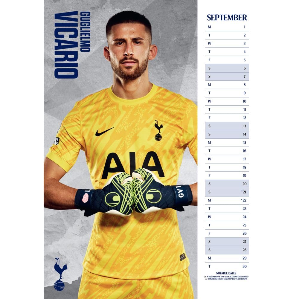 2025 Tottenham Hotspur Fc - A3 Wall Calendar