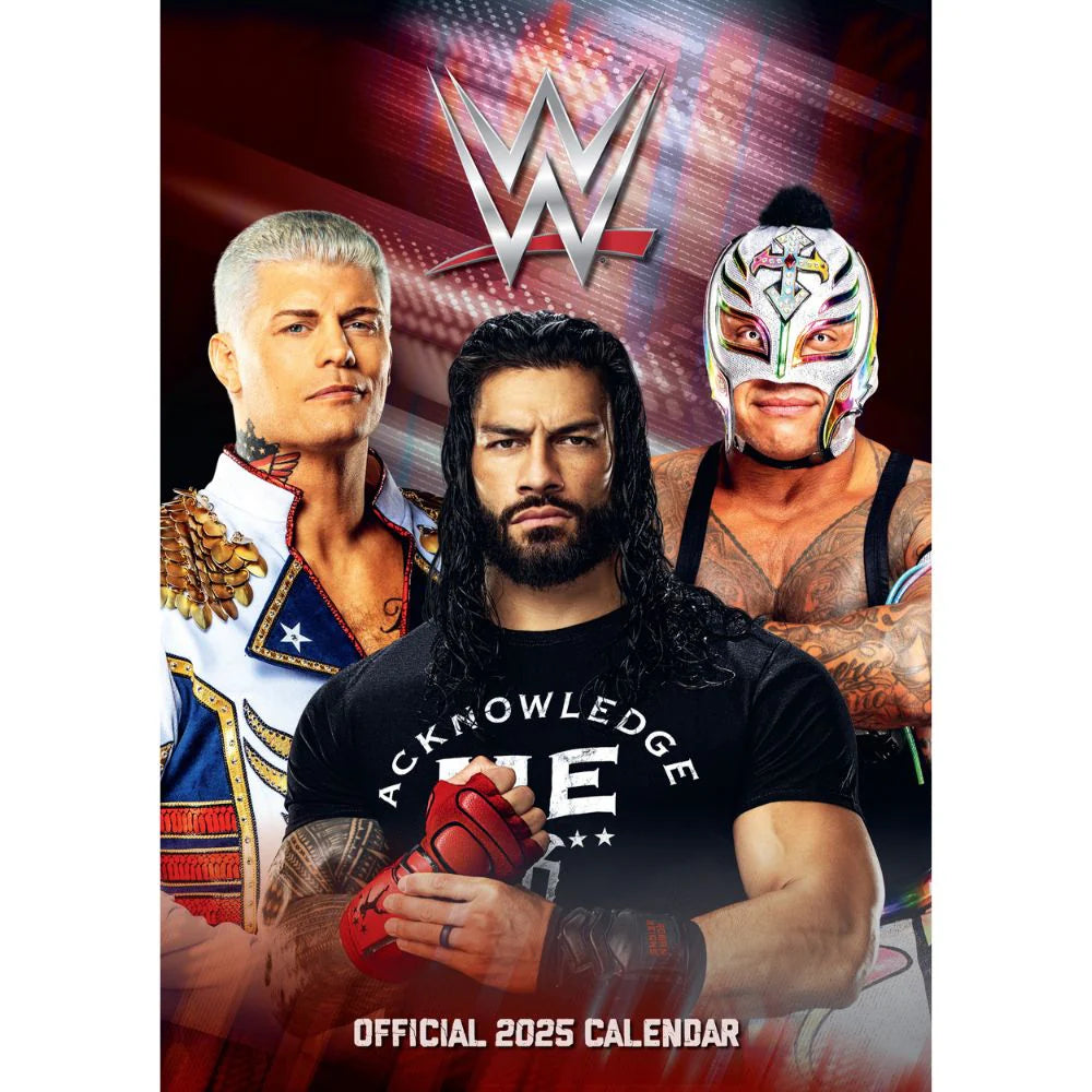 2025 WWE Men - A3 Wall Calendar