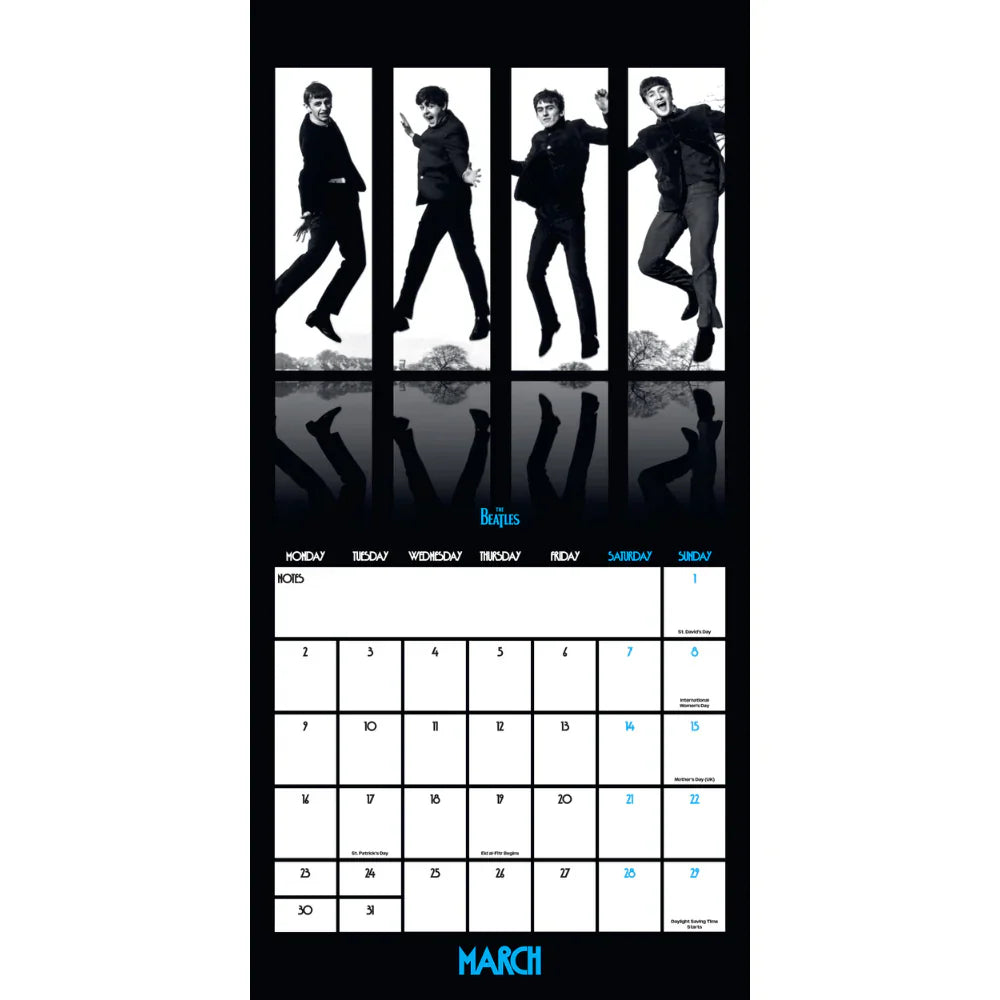 2026 The Beatles - Square Wall Calendar