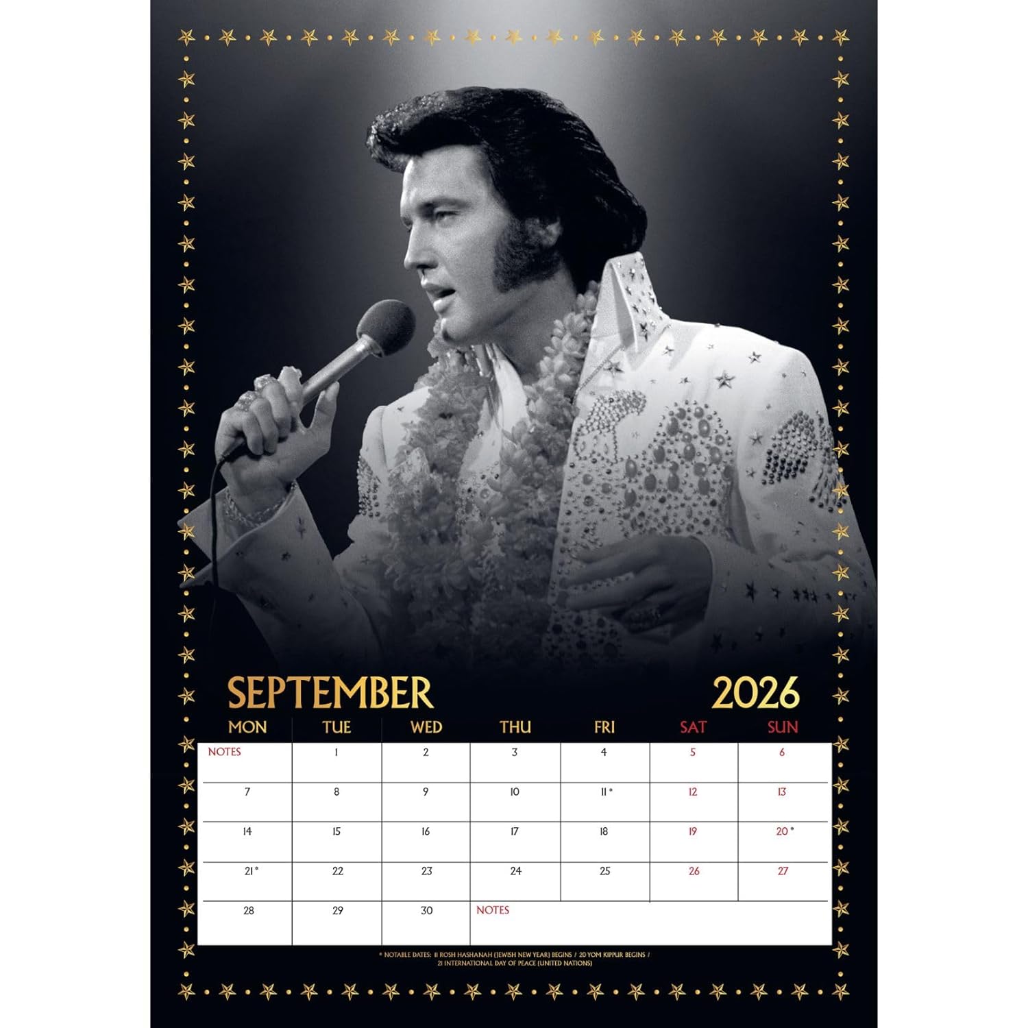 2026 Elvis - A3 Wall Calendar