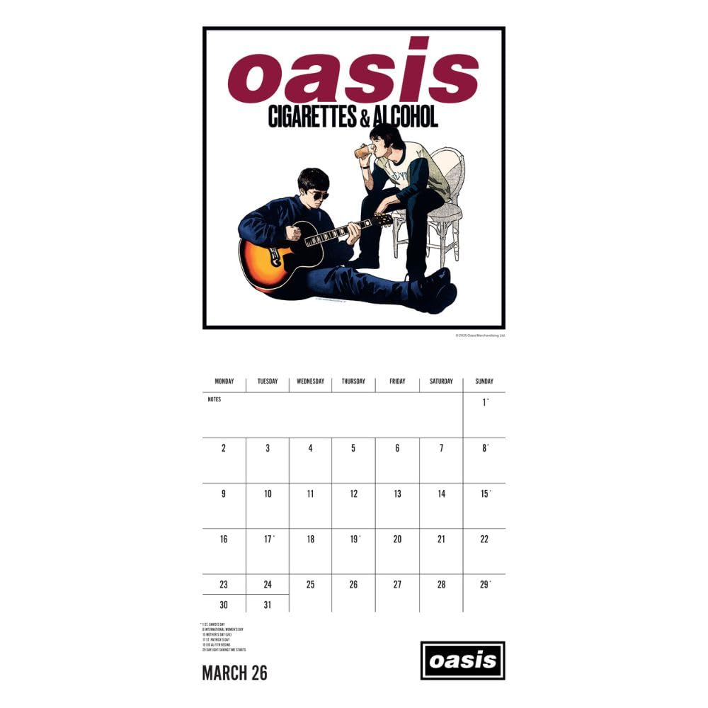 2026 Oasis - Square Wall Calendar